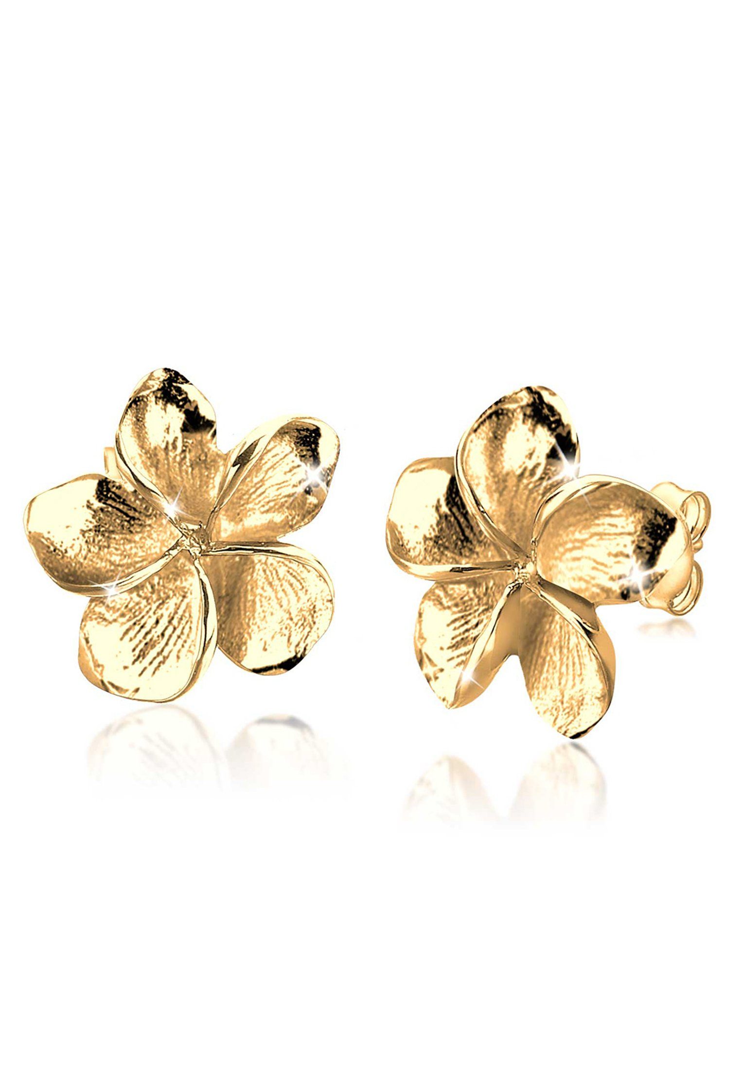 Elli Paar Ohrstecker Frangipani Blüte Blume Filigran 925 Silber günstig online kaufen