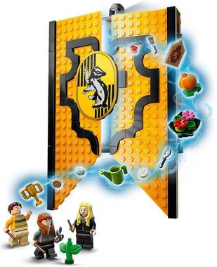 LEGO® Konstruktionsspielsteine Hausbanner Hufflepuff (76412), LEGO® Harry Potter, (313 St)