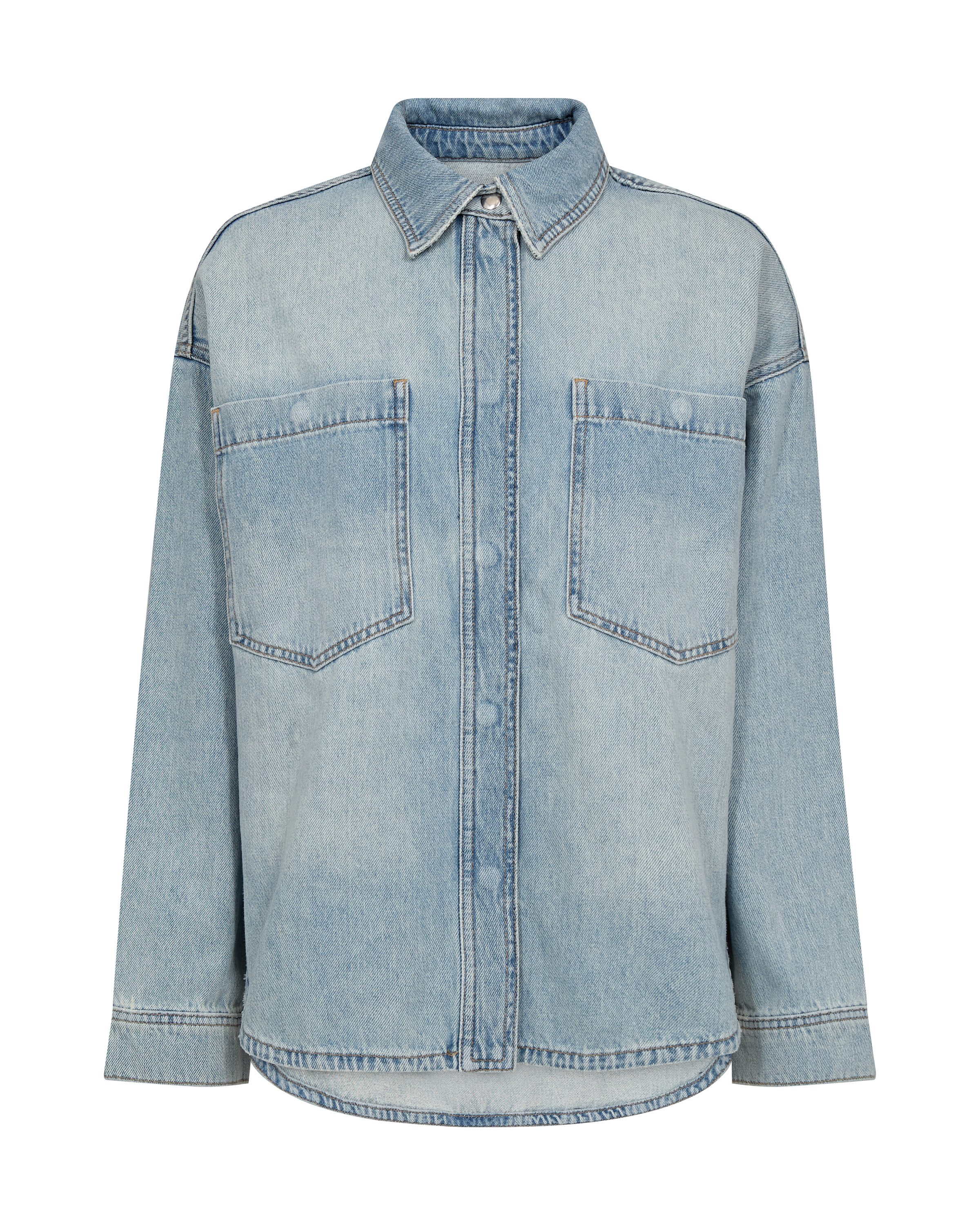 Mos Mosh Jeansbluse Emm Flower Shirt