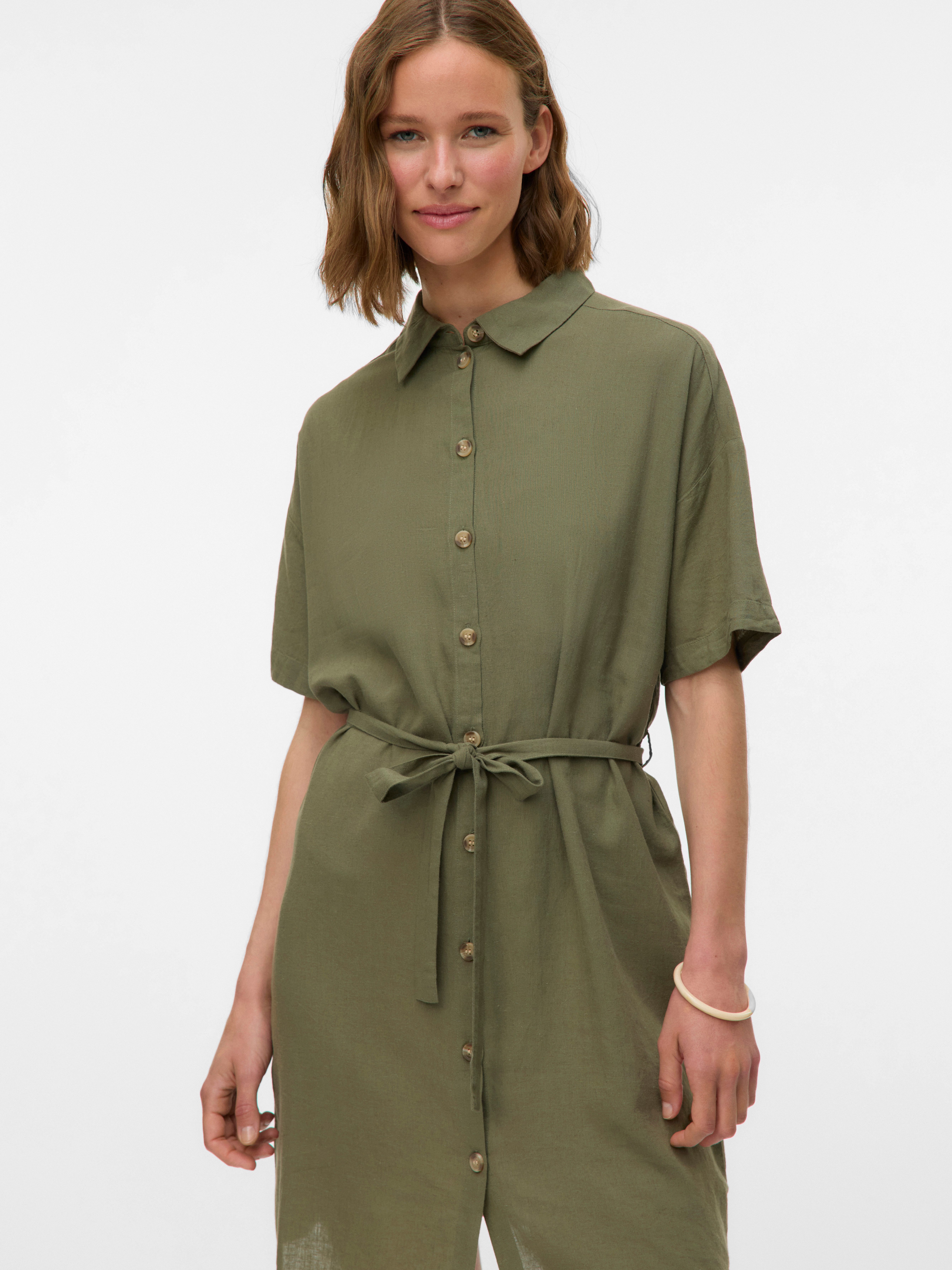 Vero Moda Blusenkleid VMTHEA SS SHORT günstig online kaufen