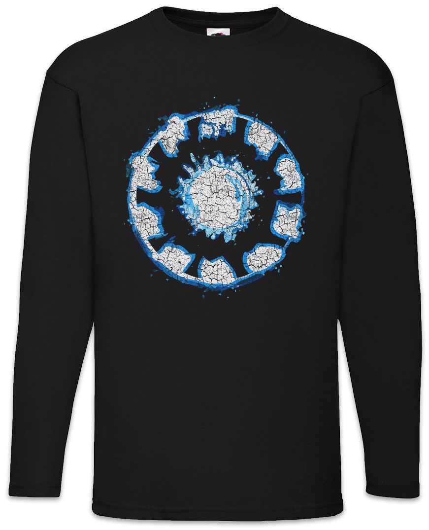 Langarmshirt Big Iron Arc Reactor Langarm T-Shirt Tony Reaktor Man Sign Stark