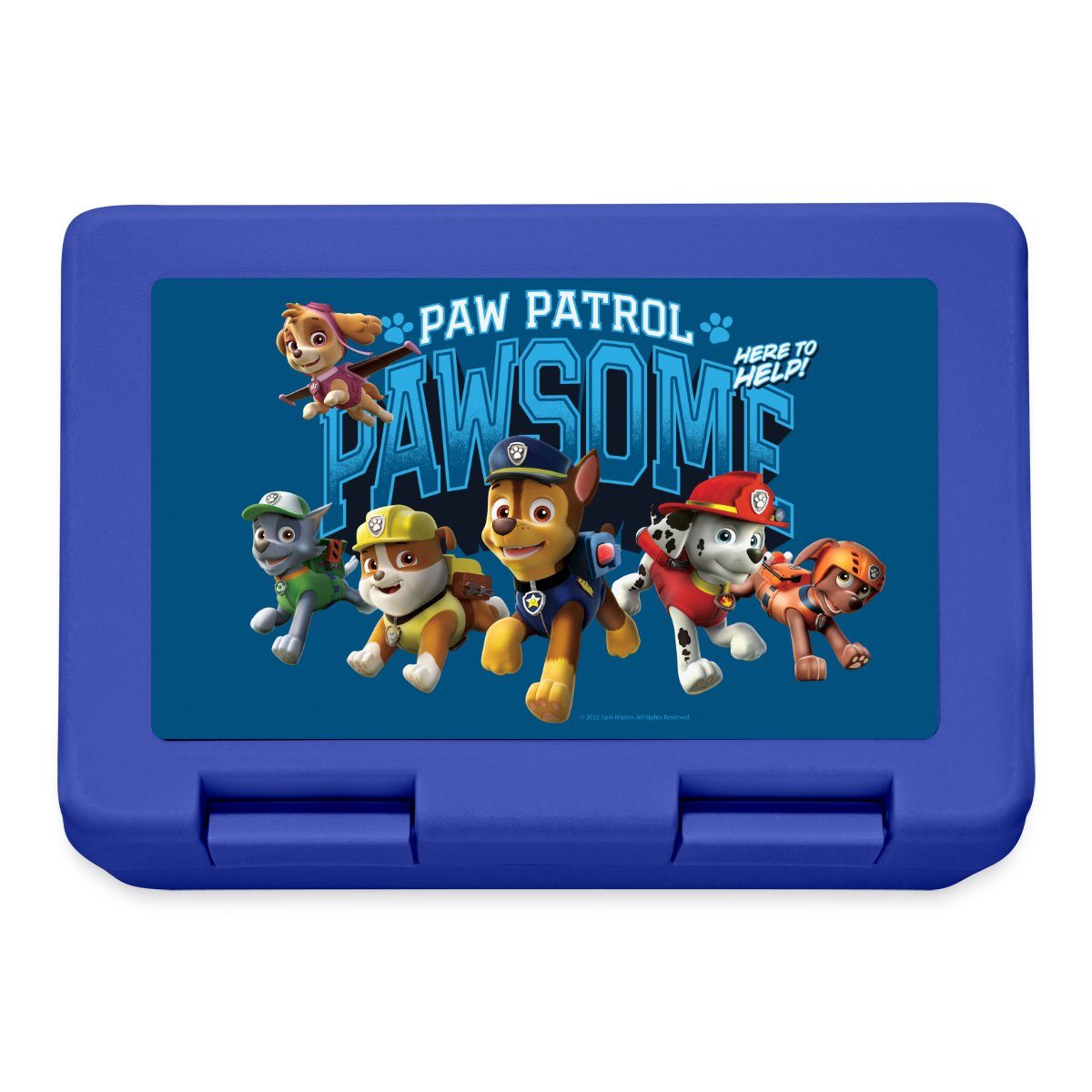 Spreadshirt Lunchbox Paw Patrol Pawsome Team Brotdose Lunchbox, Plastik, Aluminium