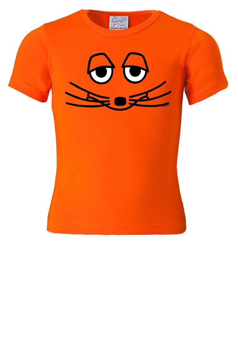 Print mit Sendung LOGOSHIRT der mit T-Shirt Maus niedlichem