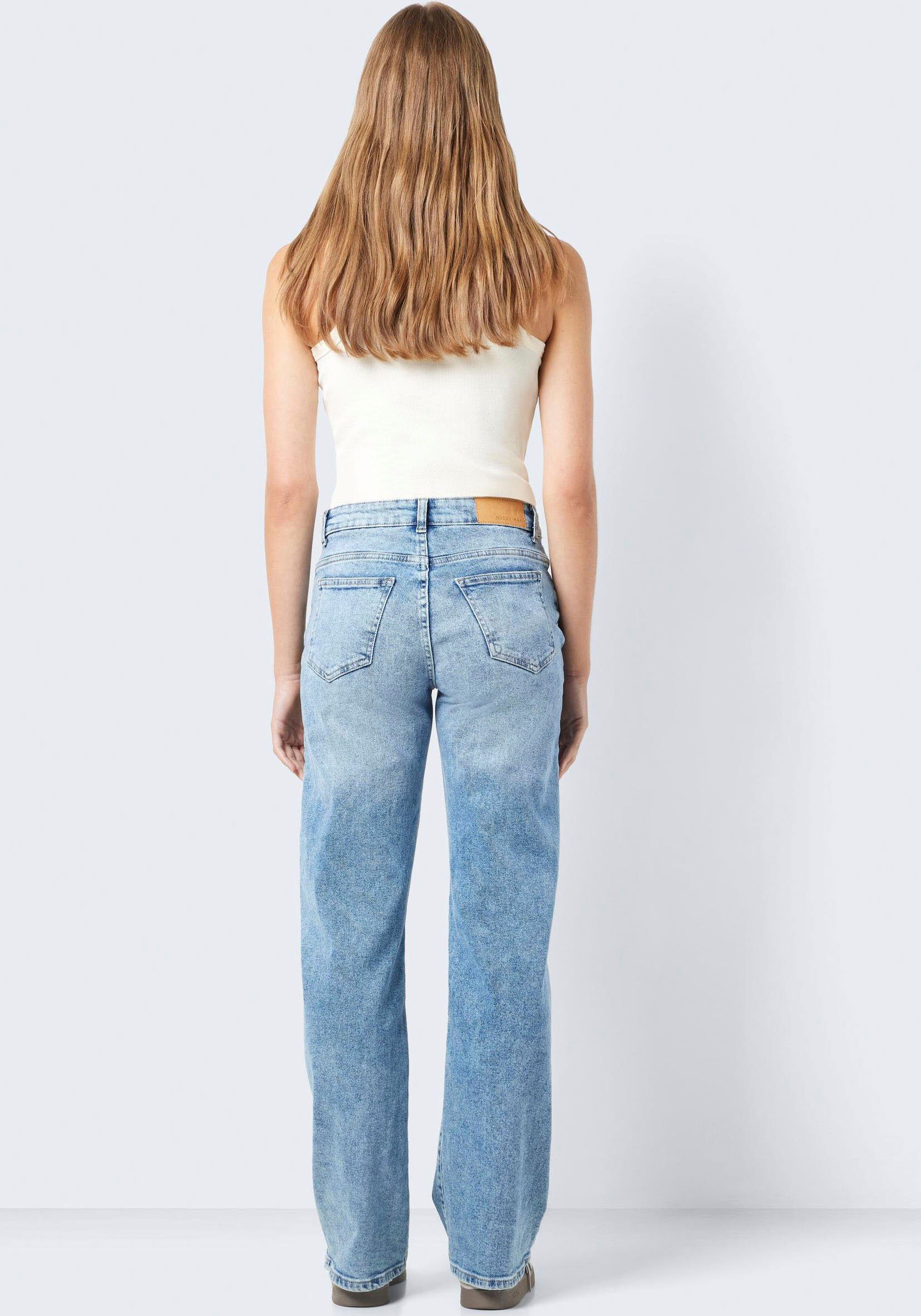 Noisy may Straight-Jeans NMYOLANDA WIDE JEANS NW NOOS AZ236LB