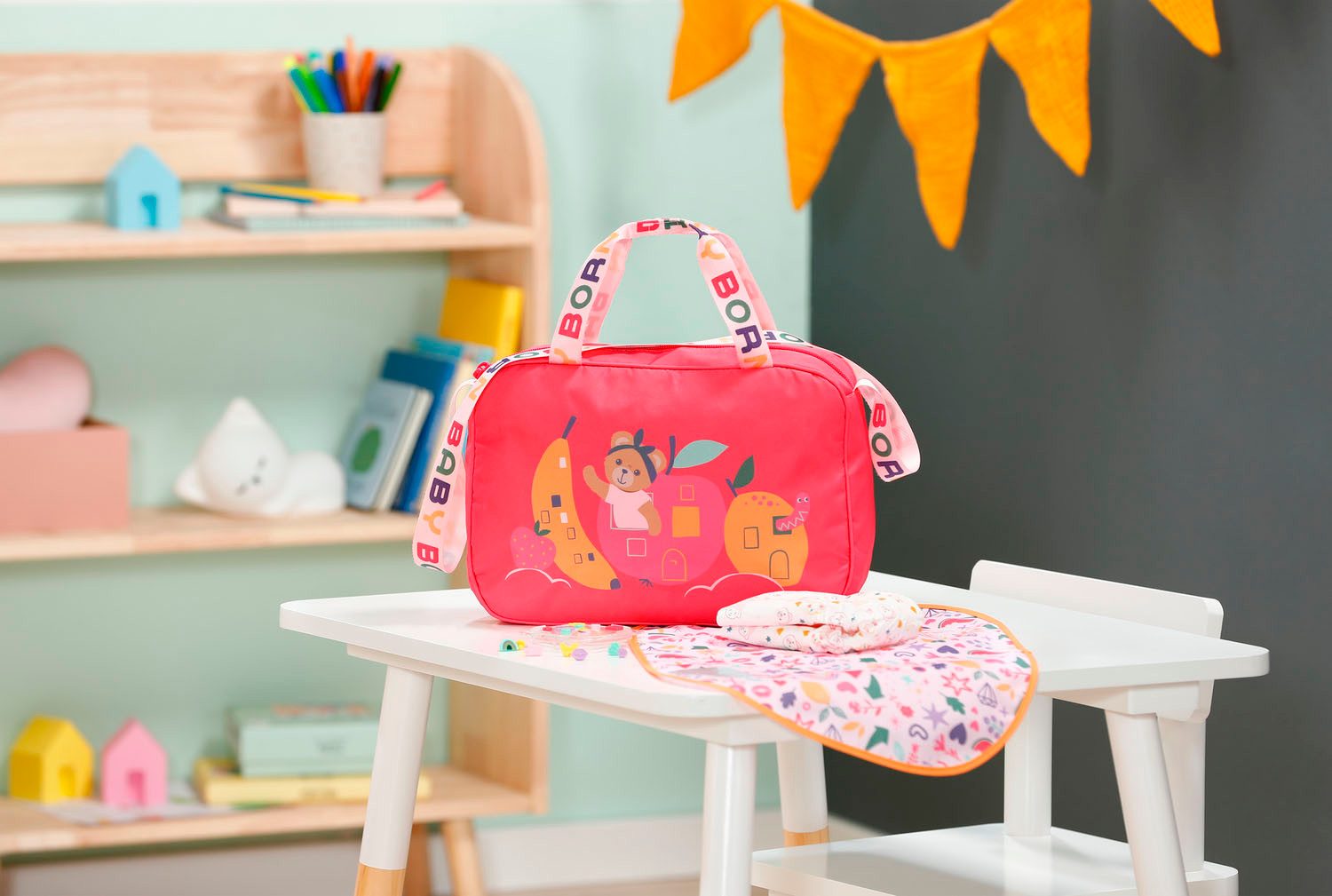 Baby Born Puppen Wickeltasche Pinplay Wickeltasche