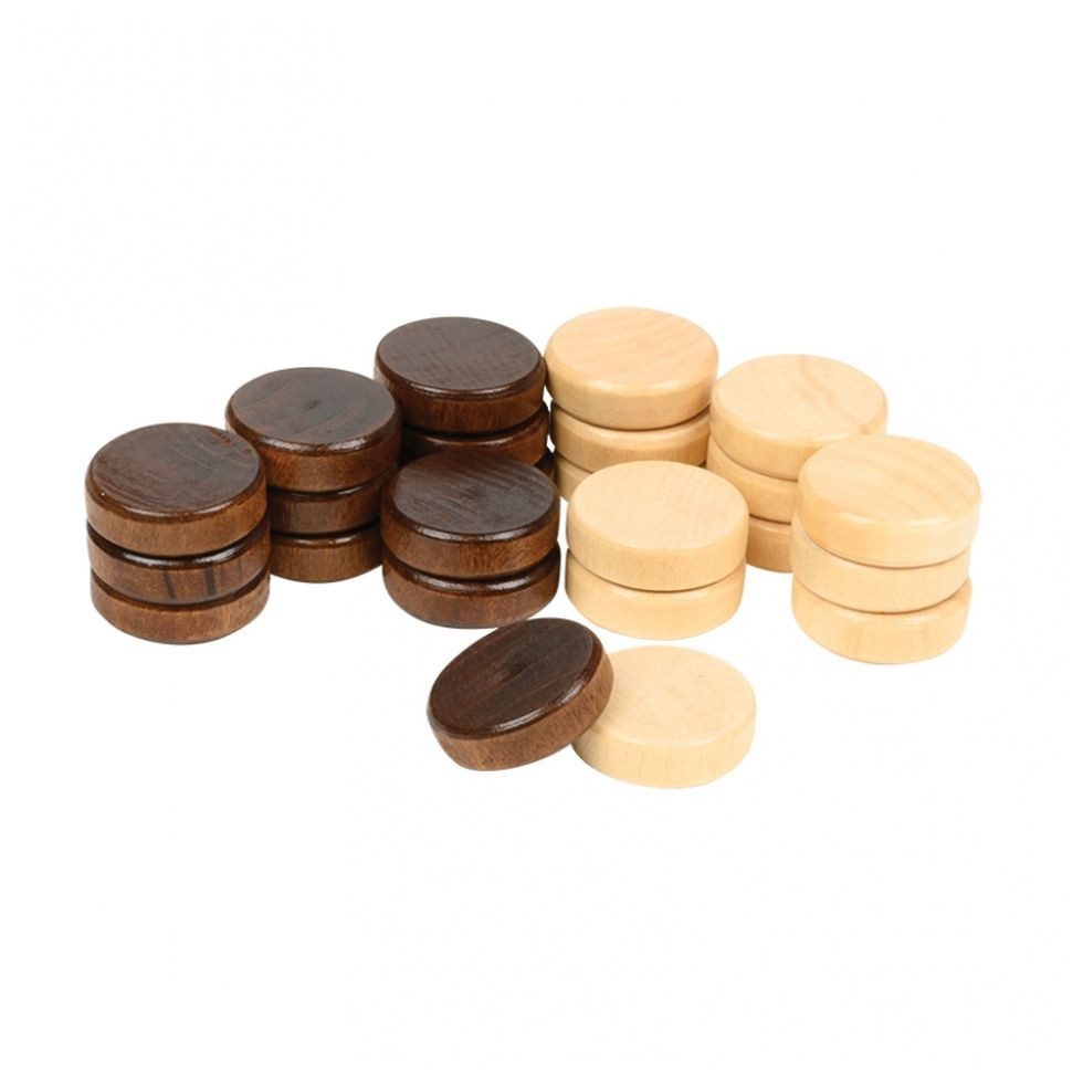 Philos Spiel, Spielsteine - Backgammon - 28 x 8 mm