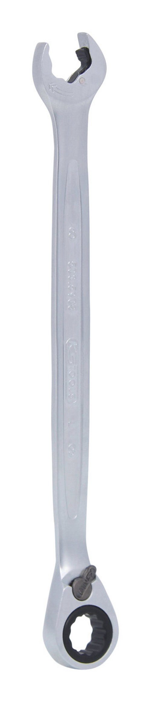 KS Tools Ratschenringschlüssel GEARplus, DUO Ringmaulschlüssel, Maul-Ratschenfunktion umschaltbar