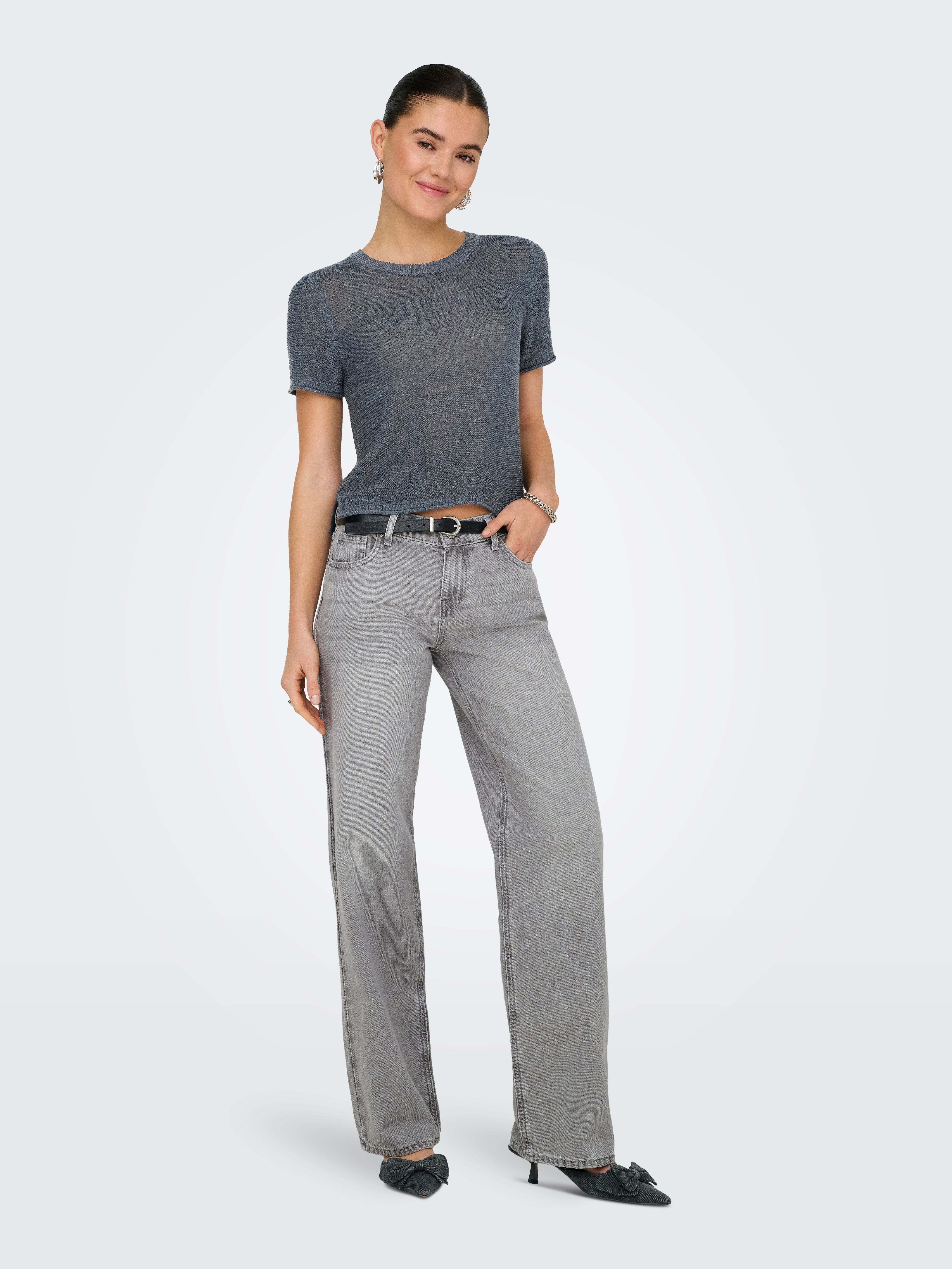 ONLY Low-rise-Jeans ONLBRENDA LOW WIDE DNM CRO117 NOOS