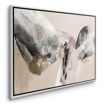 DOTCOMCANVAS® Leinwandbild Soar, Leinwandbild Soar beige moderne abstrakte Kunst Druck Wandbild