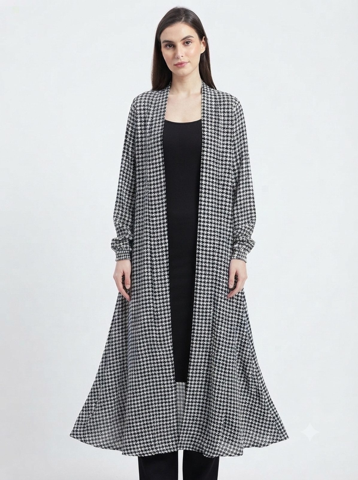 PfauGermany Blusenkimono ShrugAbaya im Kimono-Stil. Einheitsgröße:Länge 140cm.Brustweite 60cm
