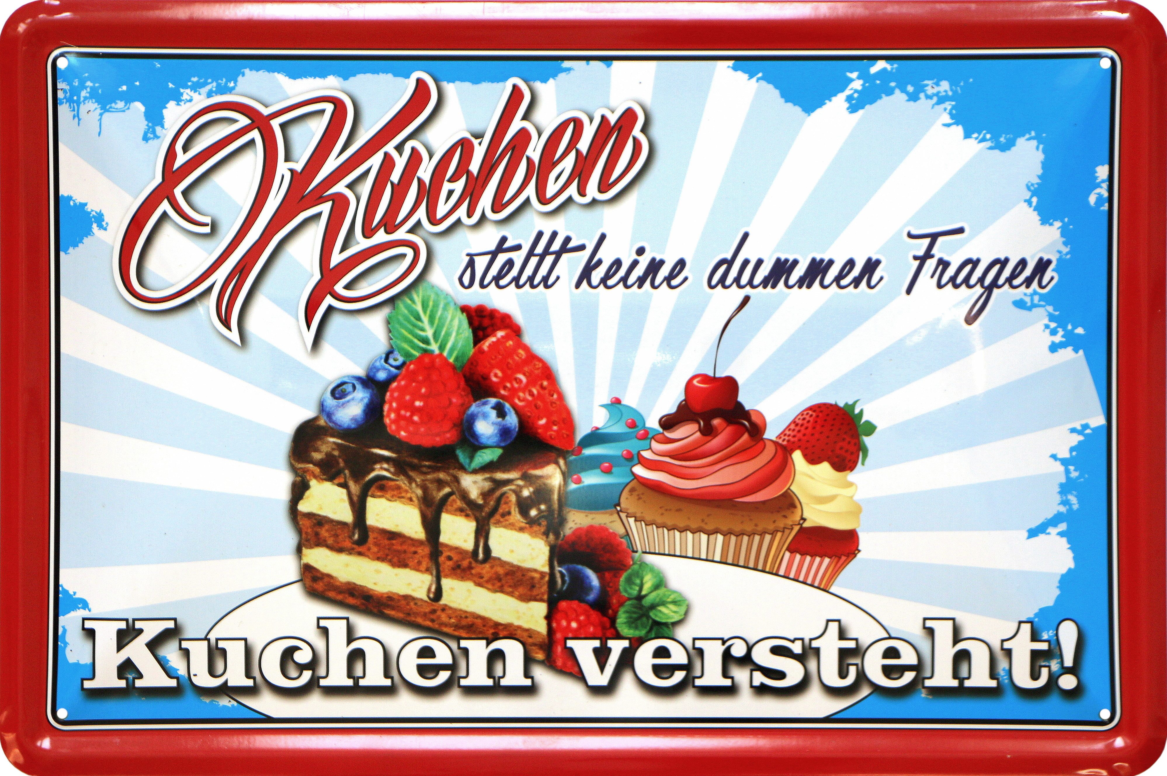 WOGEKA ART Metallbild Kuchen stellt keine günstig online kaufen