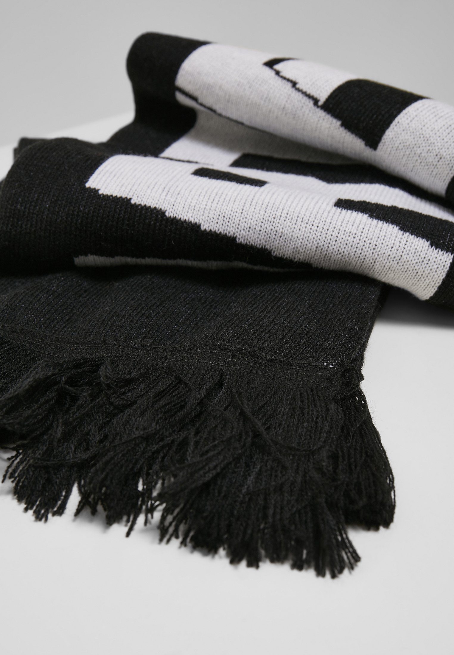 Black (1-St) Label black/lightasphalt/white Loop Starter Starter Herren Scarf, Supporter