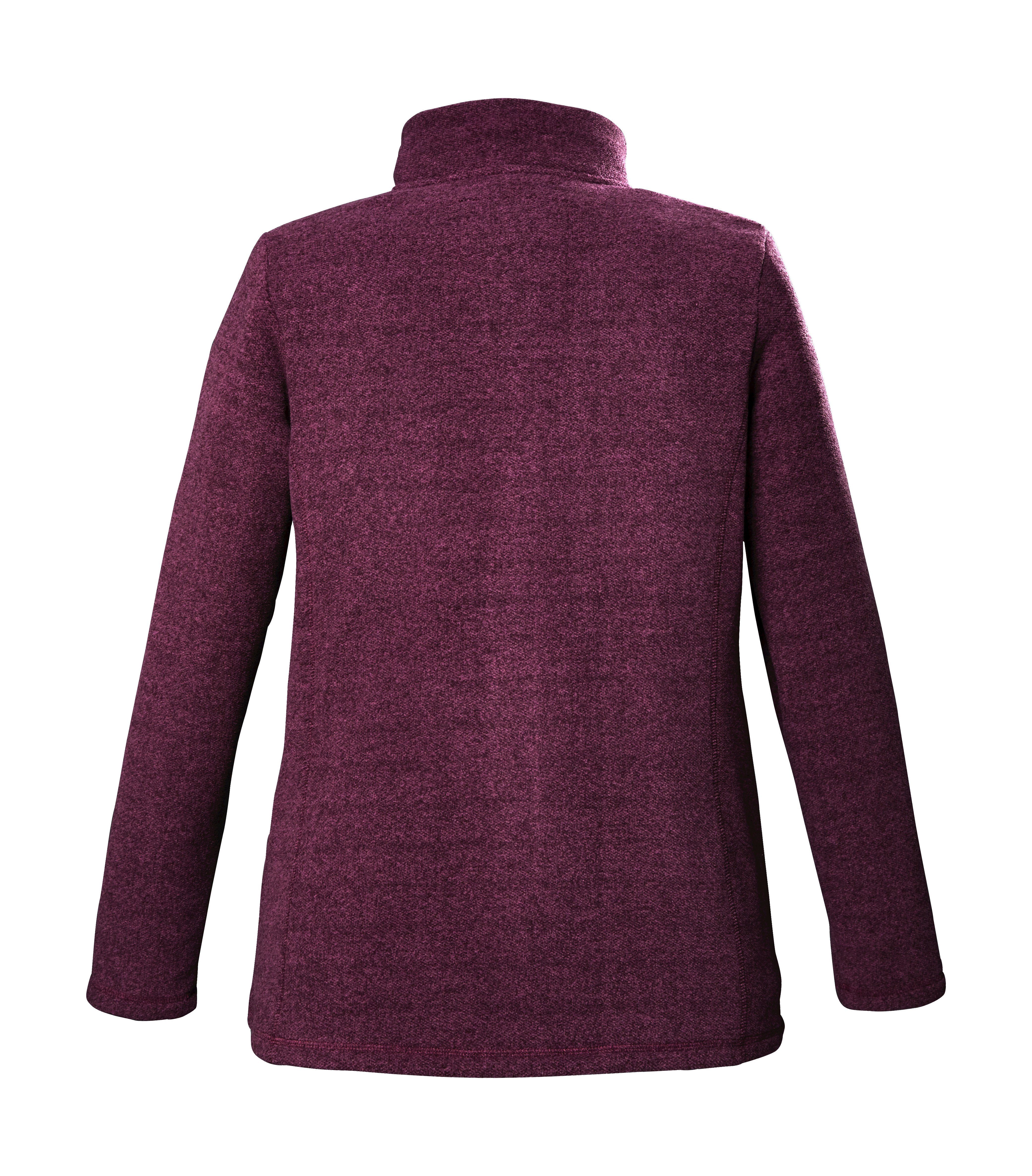 STOY Strickjacke STW 2 WMN KNT JCKT Vielseitige Damen Strickfleece-Jacke mit 2-Wege-Reißverschluss