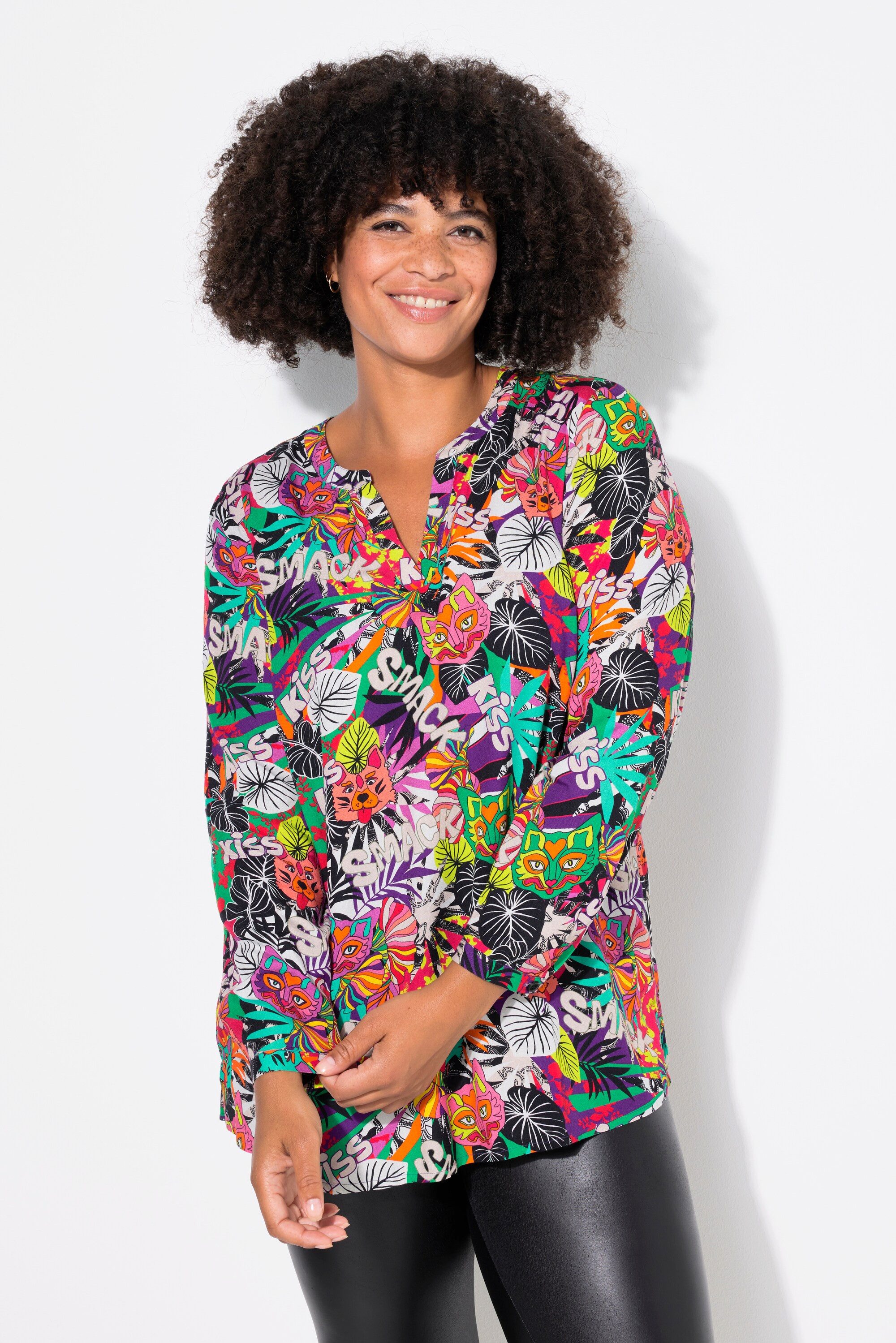 Angel of Style Tunika Tunika Animal-Patchprint günstig online kaufen