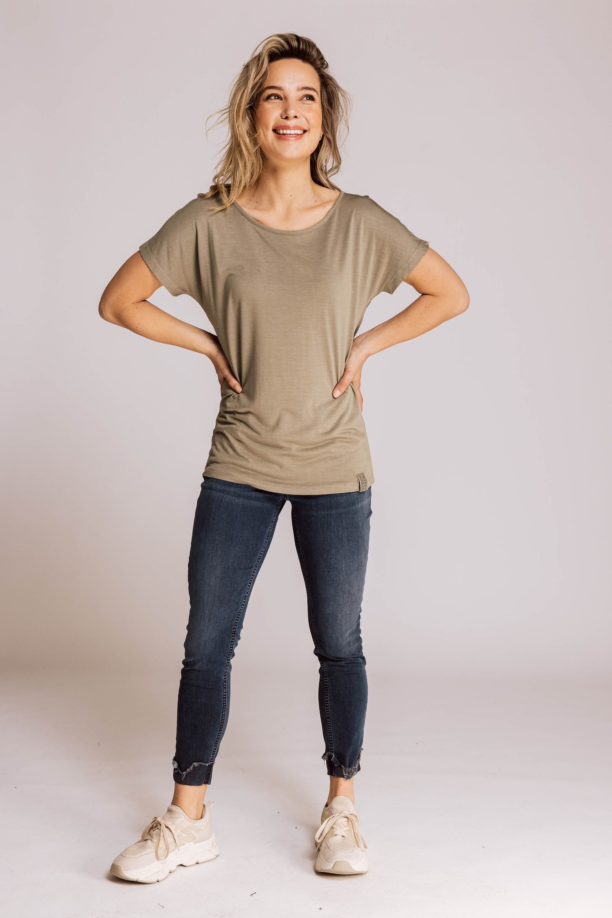 Zhrill T-Shirt T-Shirt ZHSHELLY SELFLOVE Grün günstig online kaufen