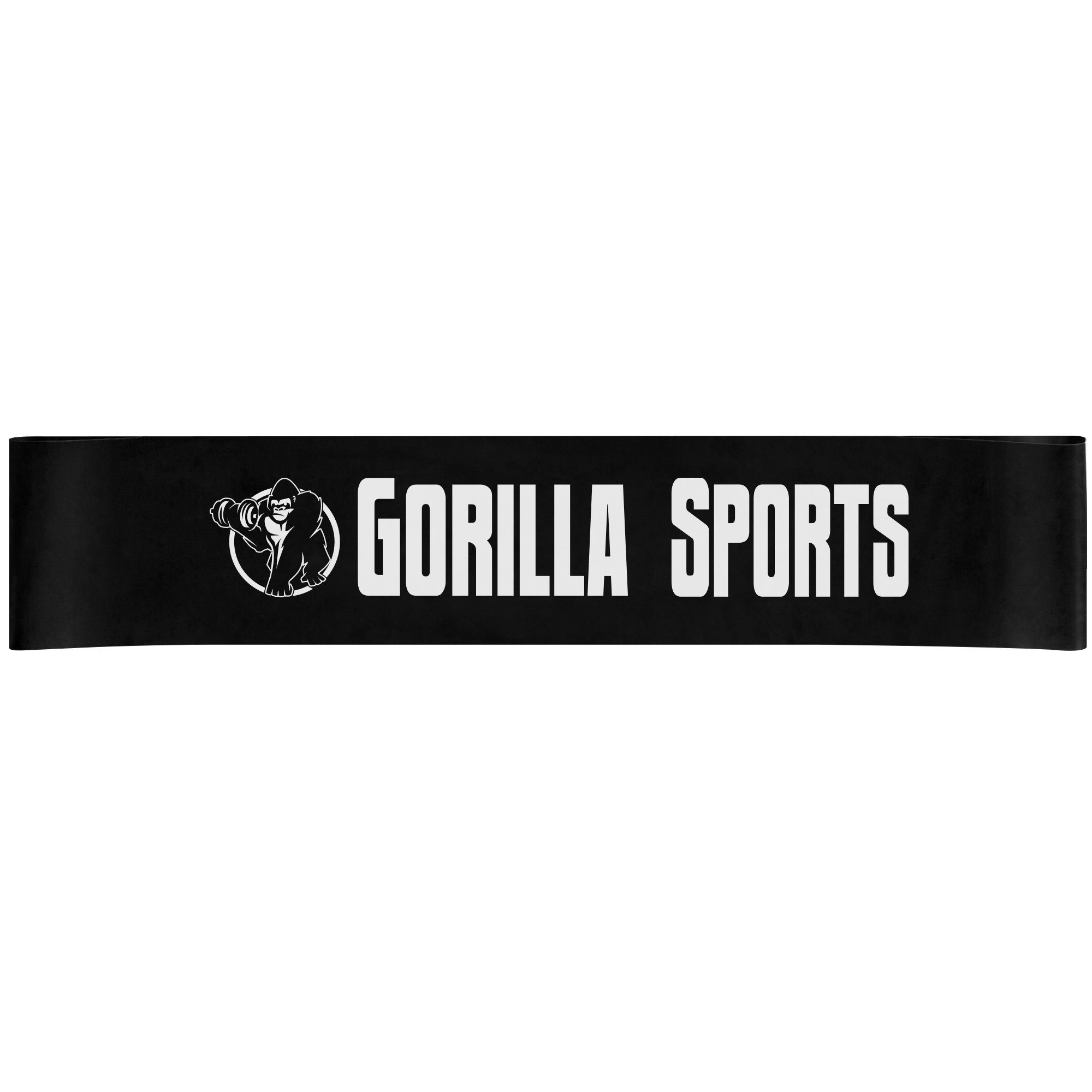 GORILLA SPORTS Trainingsband Widerstandsbänder Stärke, rutschfest, Verschiedene 1,2 mm 5 Latex, - Farbwahl