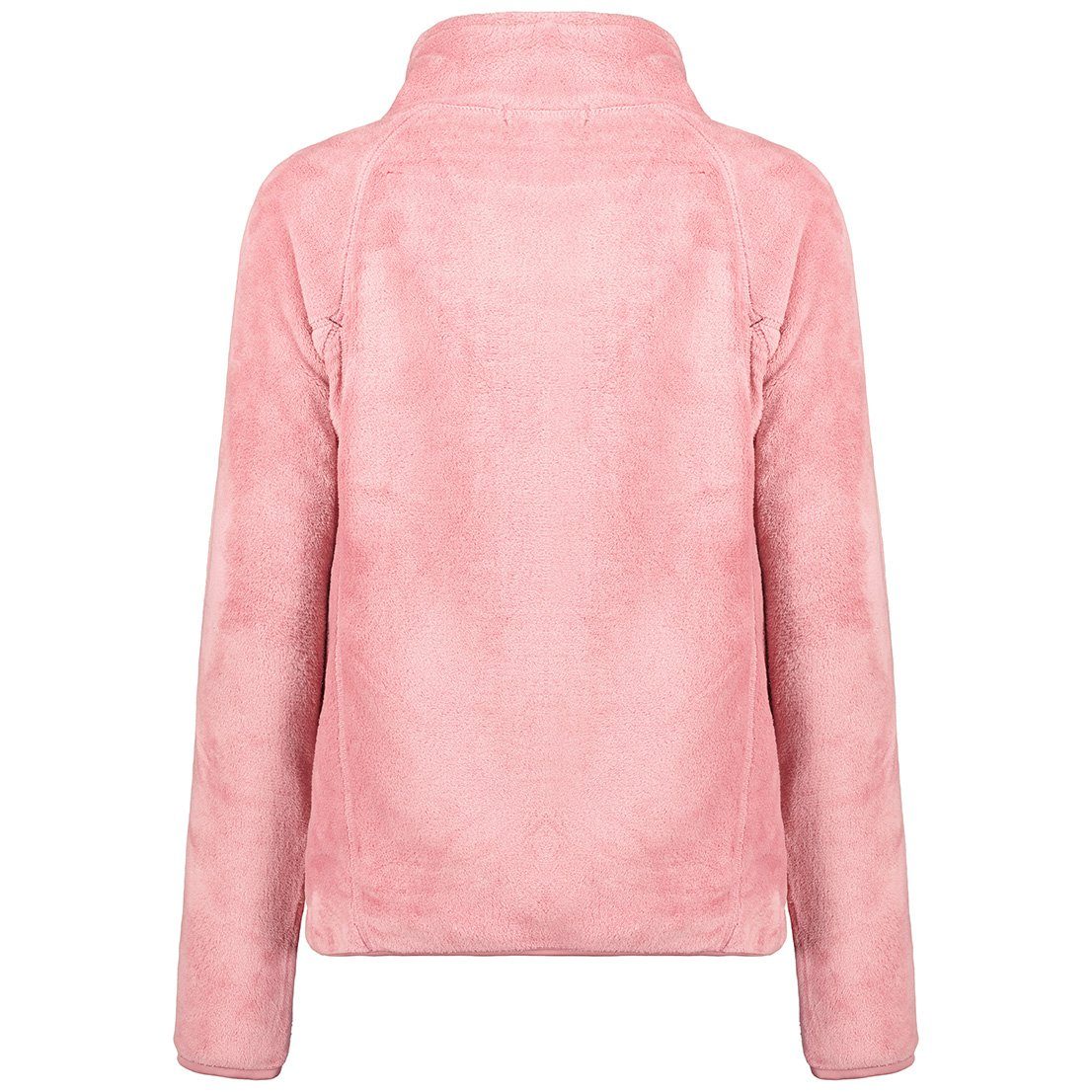Geographical Norway Fleecejacke Geographical Norway Damen Fleecejacke Teddy Fleece Winter Jacke mit Stehkragen, in Unifarbe, kuschelig