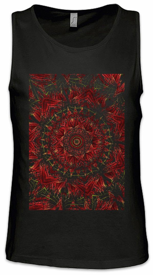 Tanktop Kaleidoscope Square III Ärmelloses T-Shirt Crystal Kaleidoskop