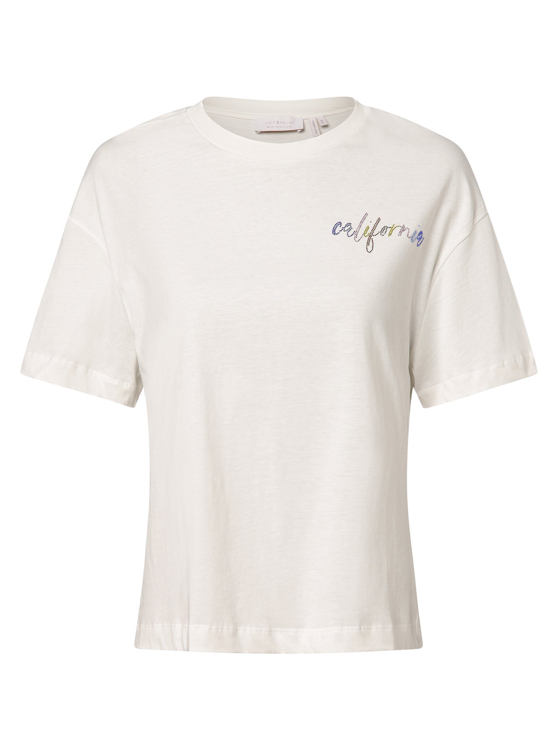 RICHROYAL T-Shirt D-Basic T-Shirt mit sommerlichem günstig online kaufen