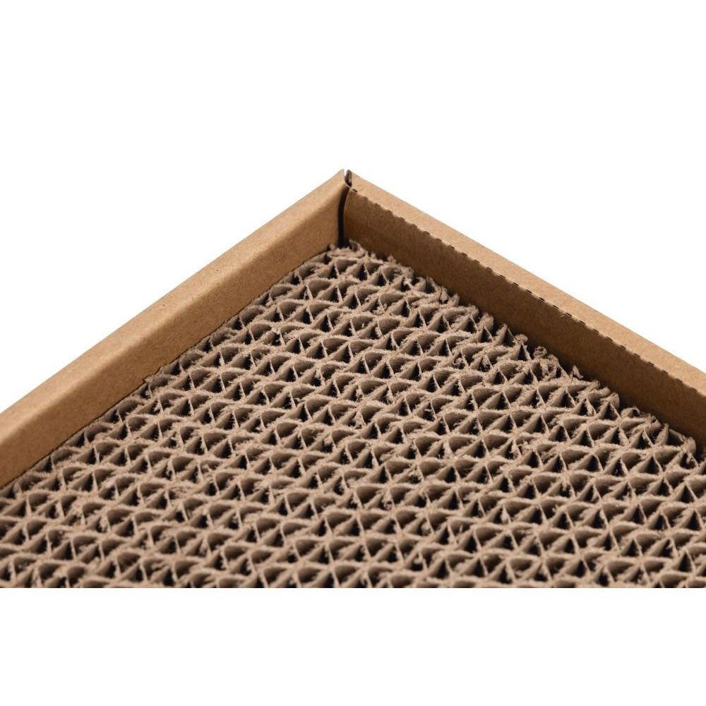 Beeztees Kratzpappe Beeztees Minus One Kratzbrett aus Pappe Größe: 48,5 x 12 x 5 cm