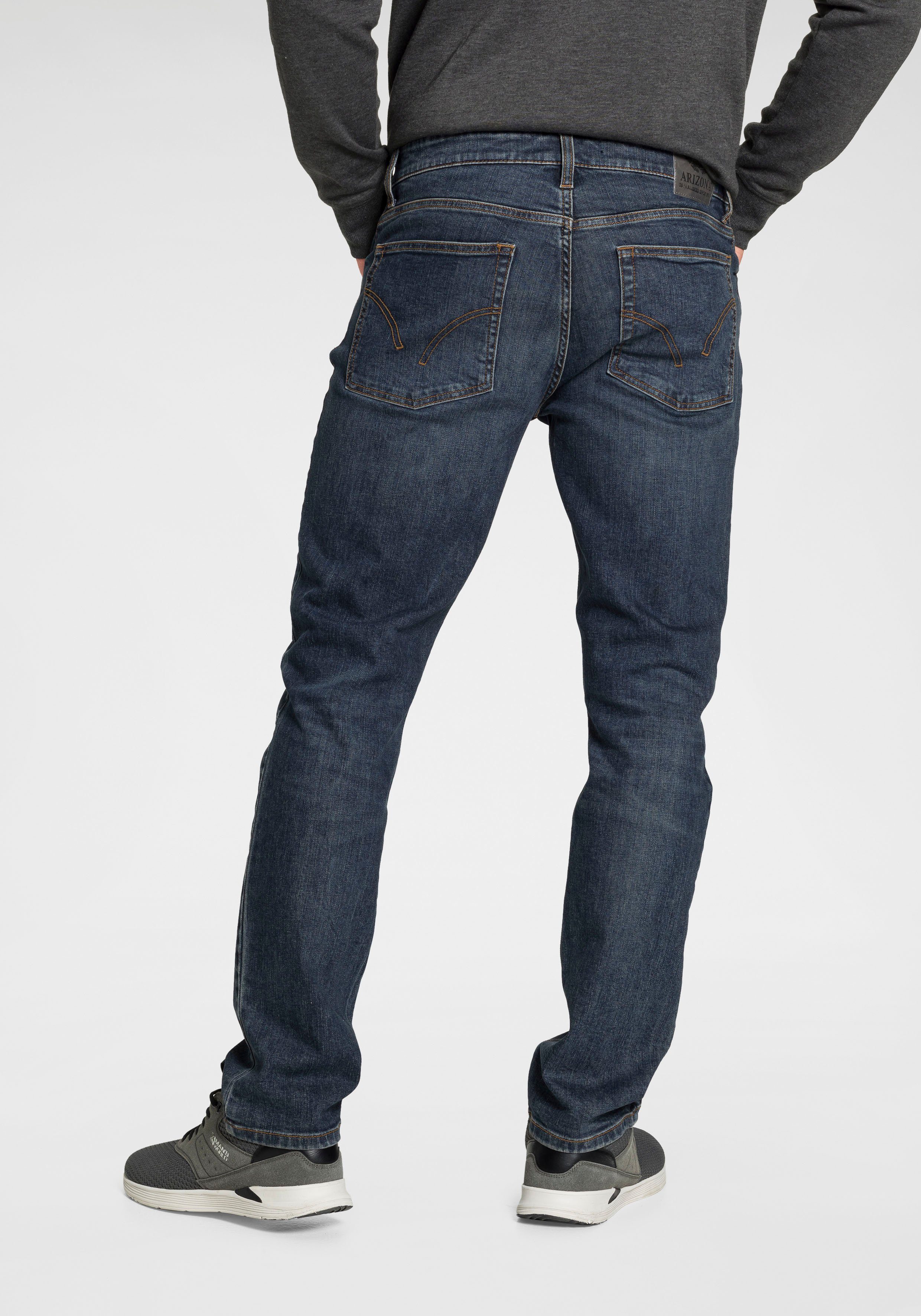blue used dark Tapered-fit-Jeans Jaxton Arizona