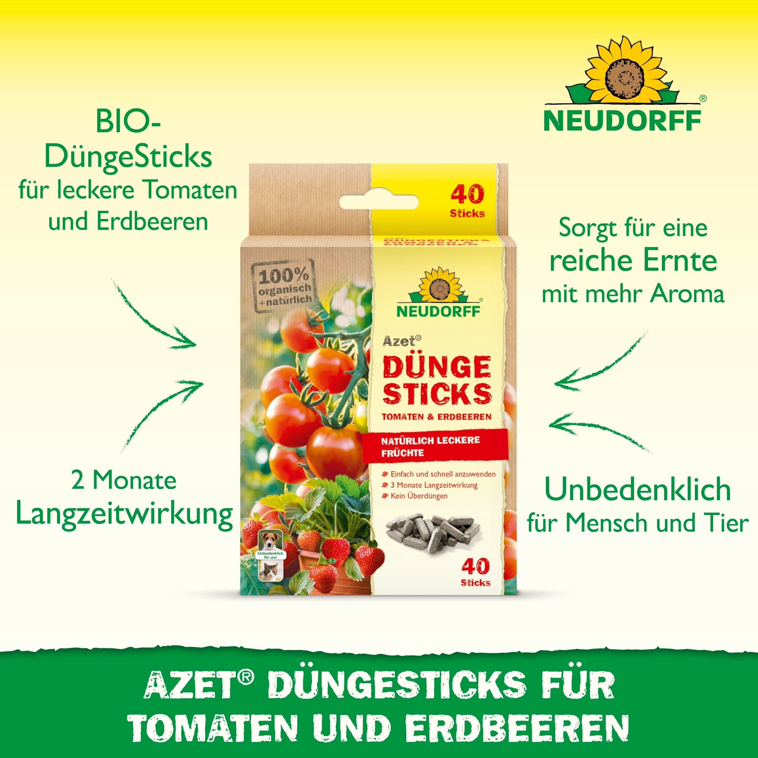 Neudorff Tomatendünger Bio - Azet DüngeSticks günstig online kaufen