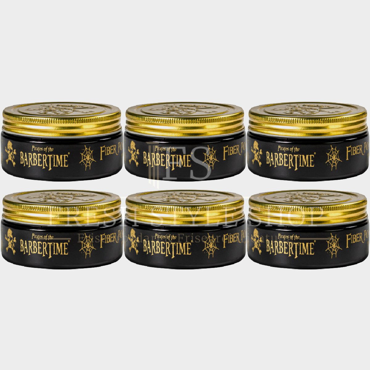 Haarwachs 6x Haarpomade Hair Pomade Styling Pomade 150ml Fiber Pomade