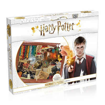 Winning Moves Puzzle Harry Potter - Puzzle - Hogwarts (1000 Teile), 1000 Puzzleteile