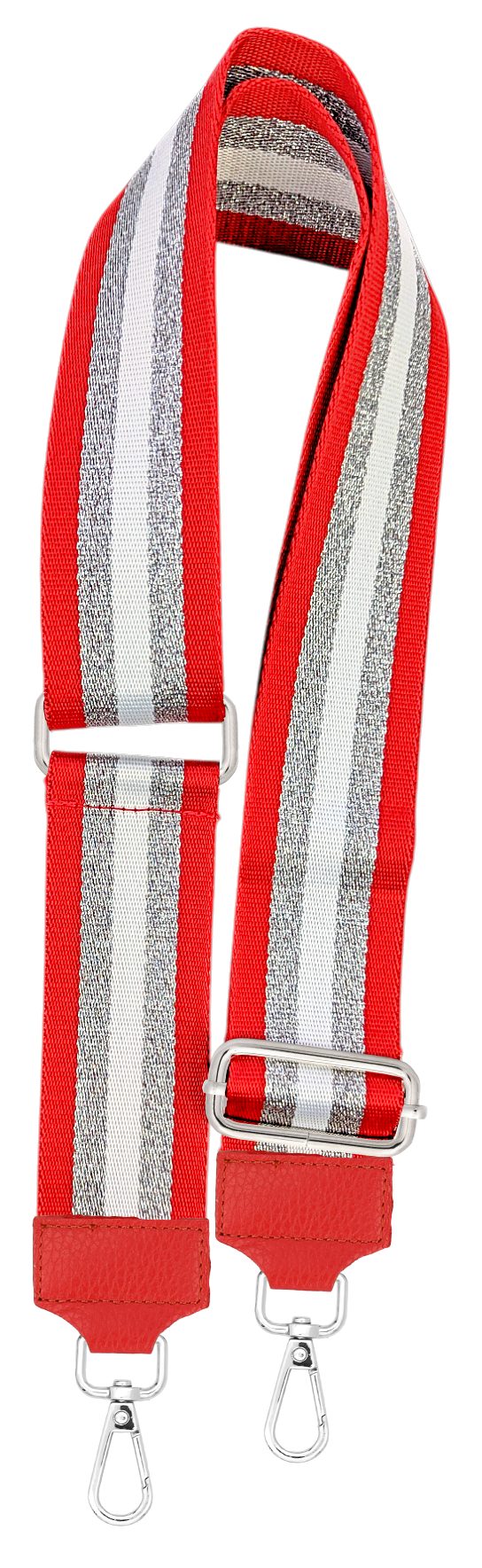 SEVA Schulterriemen Taschengurt,Verstellbarer Taschenriemen,5cm Breiter Schultergurt (Riemen für Tasche, Karabiner in silberner Farbe) Taschengurte zum wechseln, Trageriemen, Made in Italy