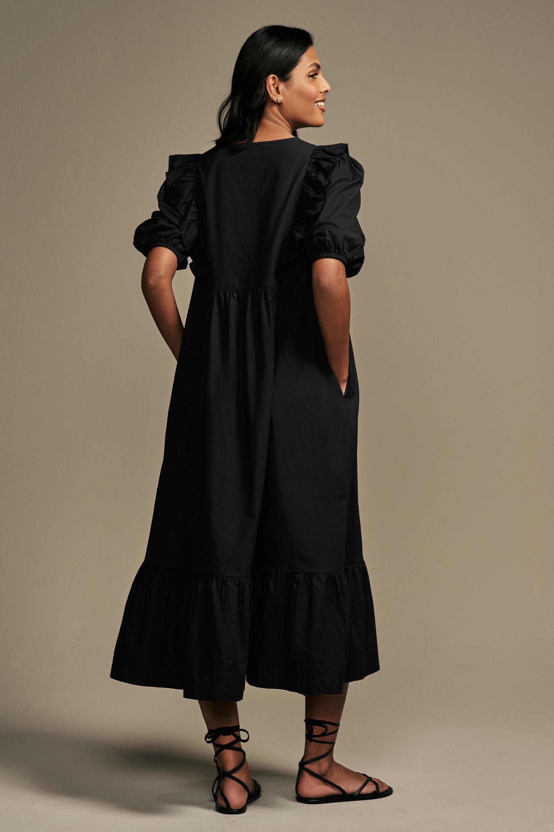LAURA ASHLEY Volantkleid Laura Ashley Kleid günstig online kaufen