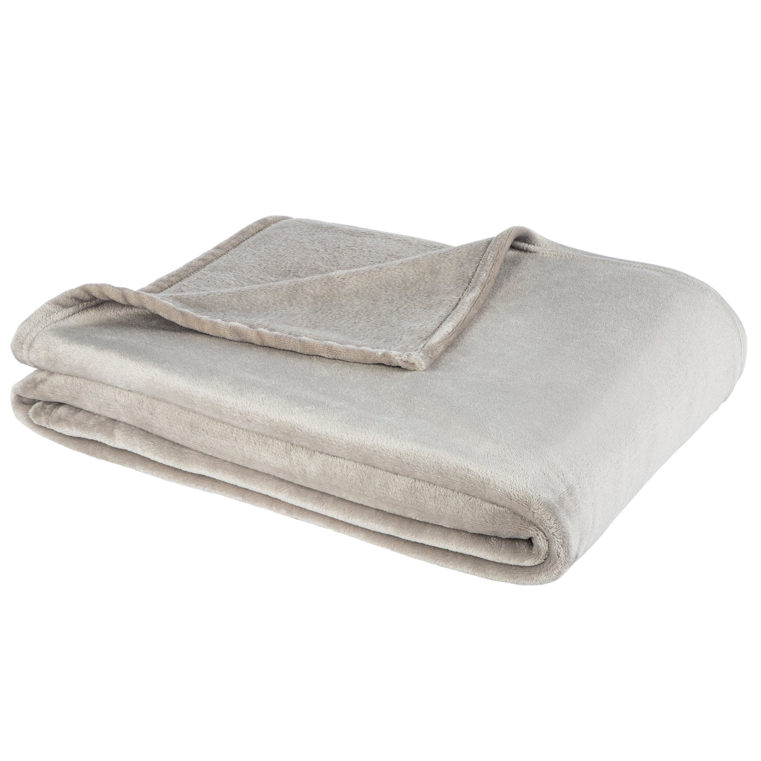 Wohndecke Winter Cashmere Touch, One Home, Kuscheldecke flauschig warm und kuschelig weich