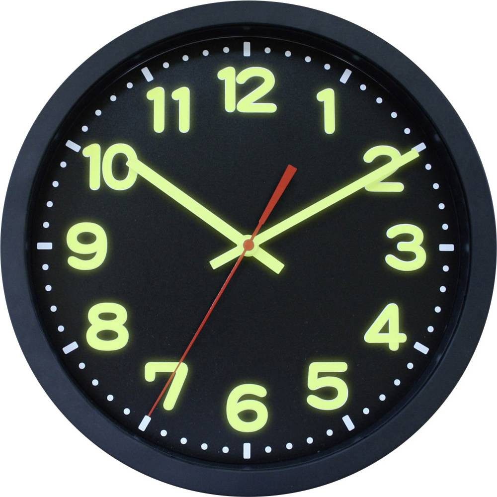 EUROTIME Wanduhr Funk-Wanduhr floureszierend 53861-05 günstig online kaufen