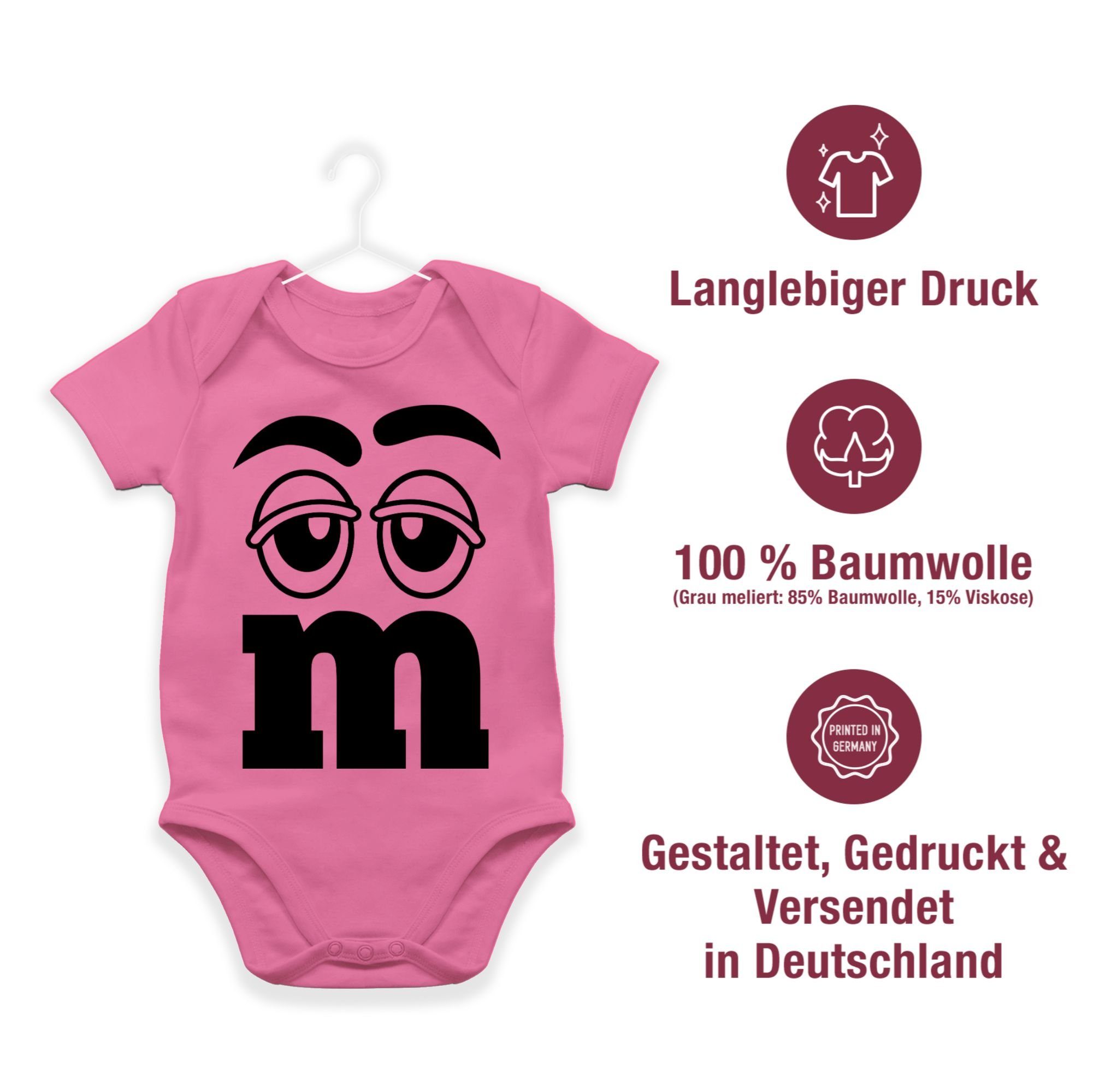 Shirtracer Shirtbody M und M Figuren Aufdruck I M&M I Fastnacht I Fasnacht I Fasnet Karneval & Fasching