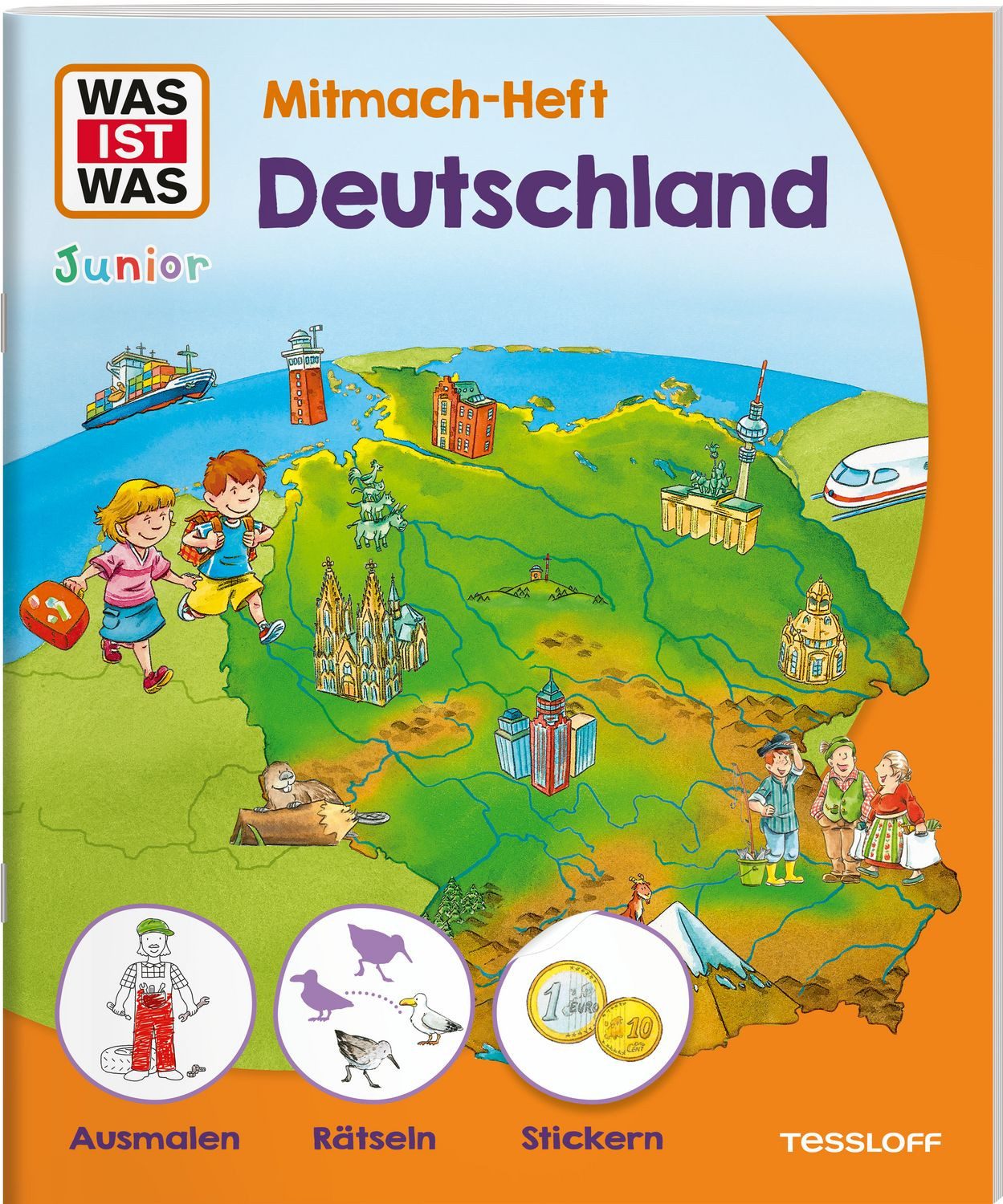 WAS IST WAS Junior Mitmach-Heft Deutschland / Christina Braun, Sabine Schuck