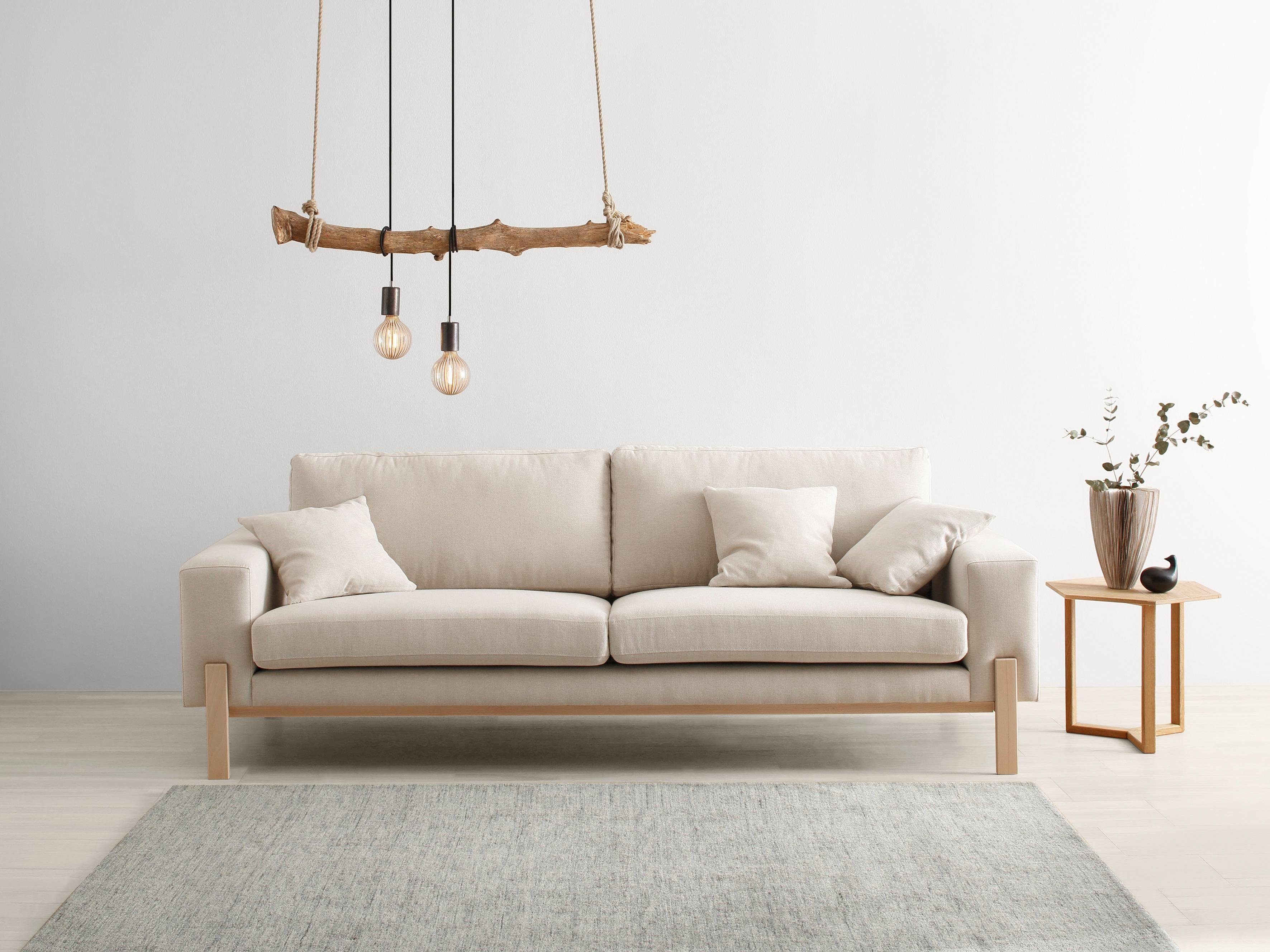 OTTO products 3-Sitzer »Hanne«, Bezug aus natürlichen Materialien:  Baumwolle und Leinen online kaufen | OTTO
