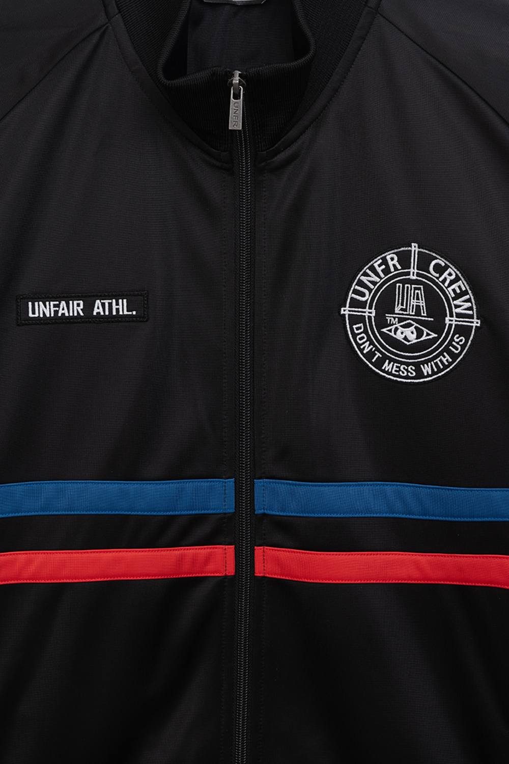 Unfair Athletics Trainingsjacke Jacke Unfair DMWU Tracktop Tricolore-Design