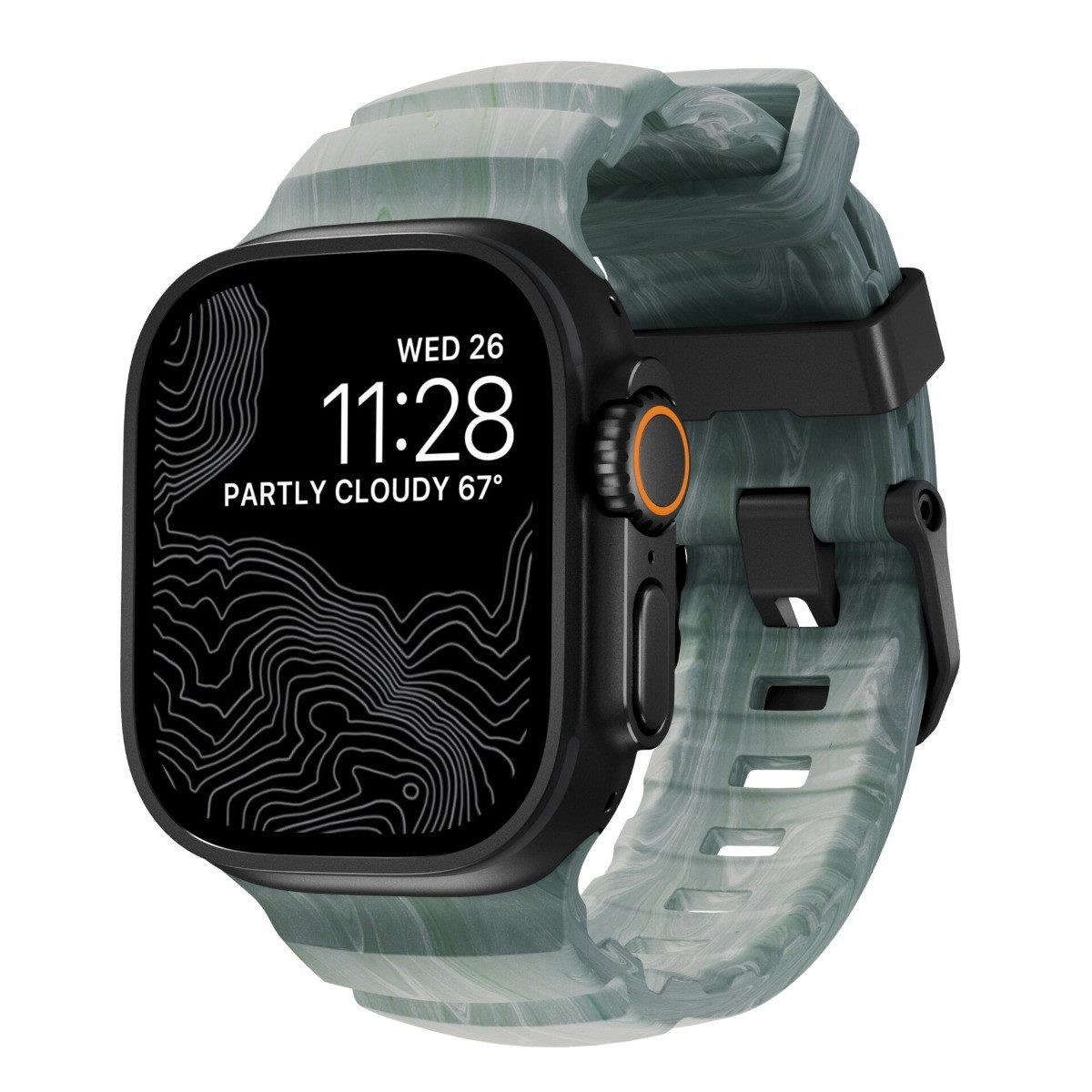 Nomad Smartwatch-Armband Rocky Point Band, für Apple Watch, 42–49 mm