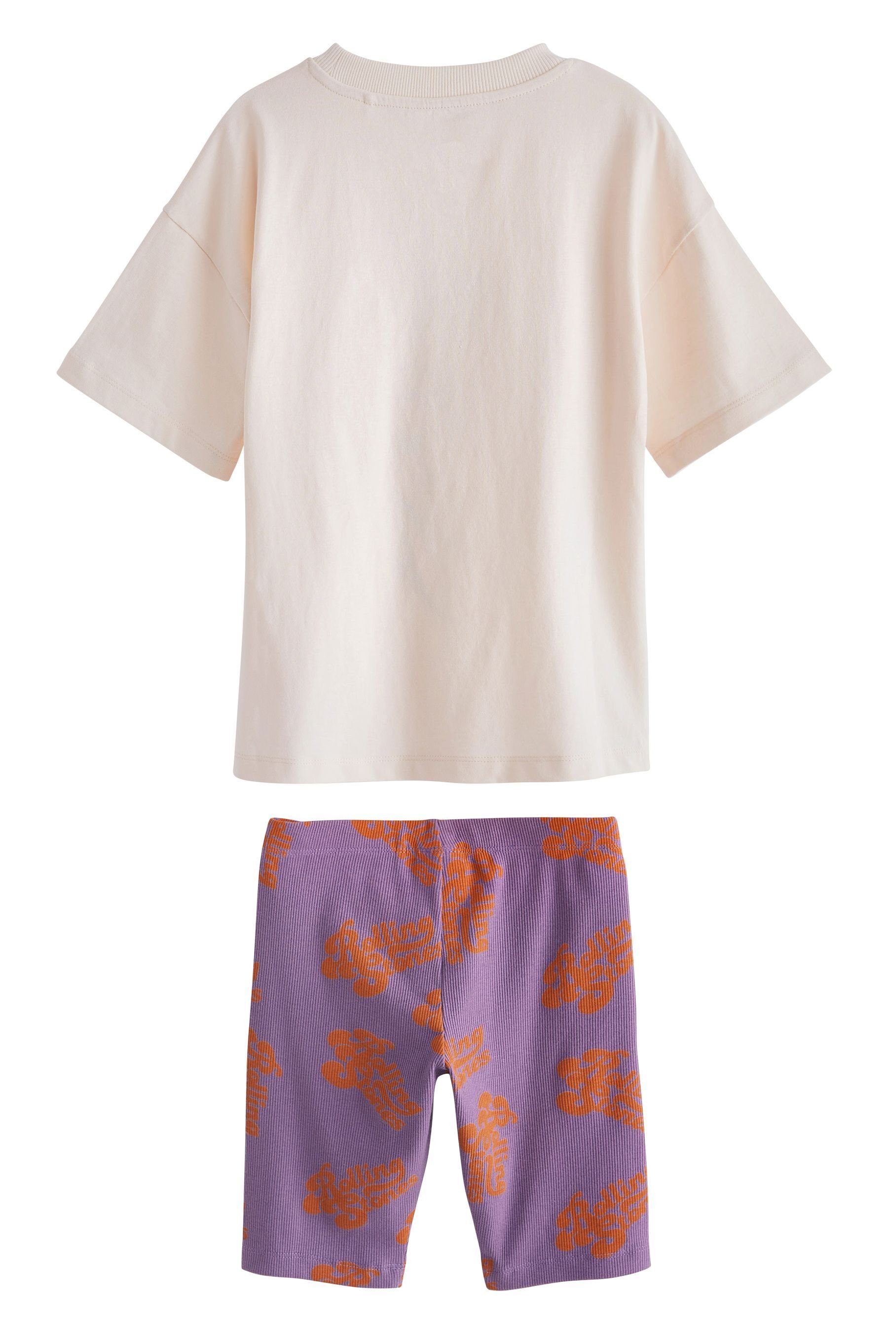 Pyjama Next Rolling Pyjama License tlg) (2 Kurzer Purple/Orange Stones
