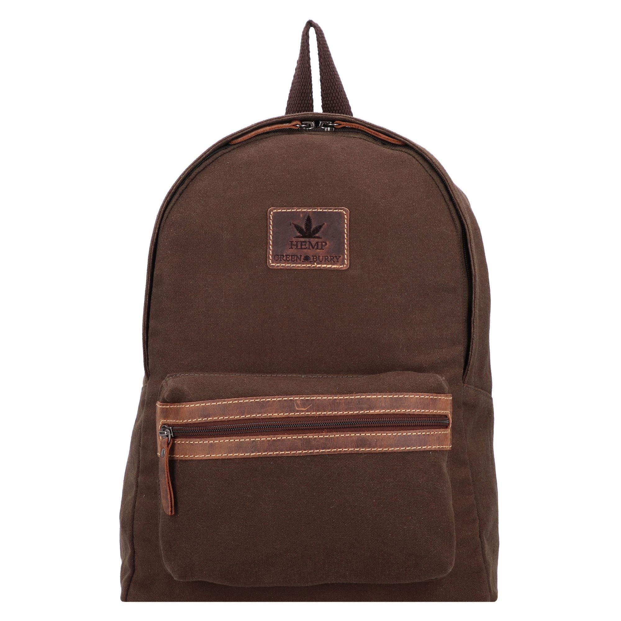 Greenburry Rucksack Vintage Hemp, Hanf günstig online kaufen