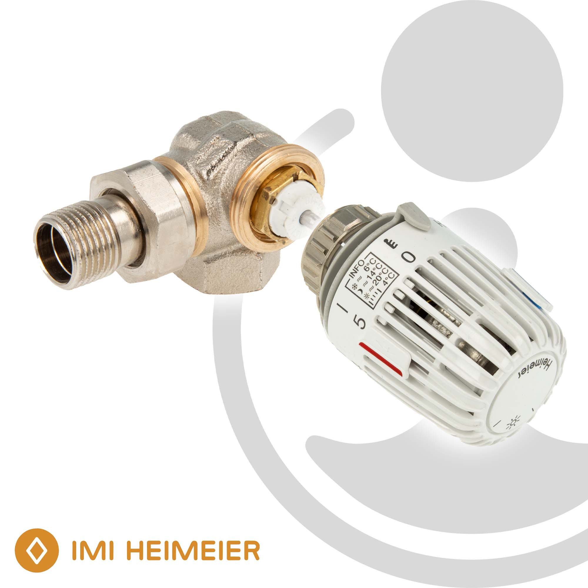 tecuro Heizkörperthermostat Kombi-Set Thermostatkopf K mit günstig online kaufen