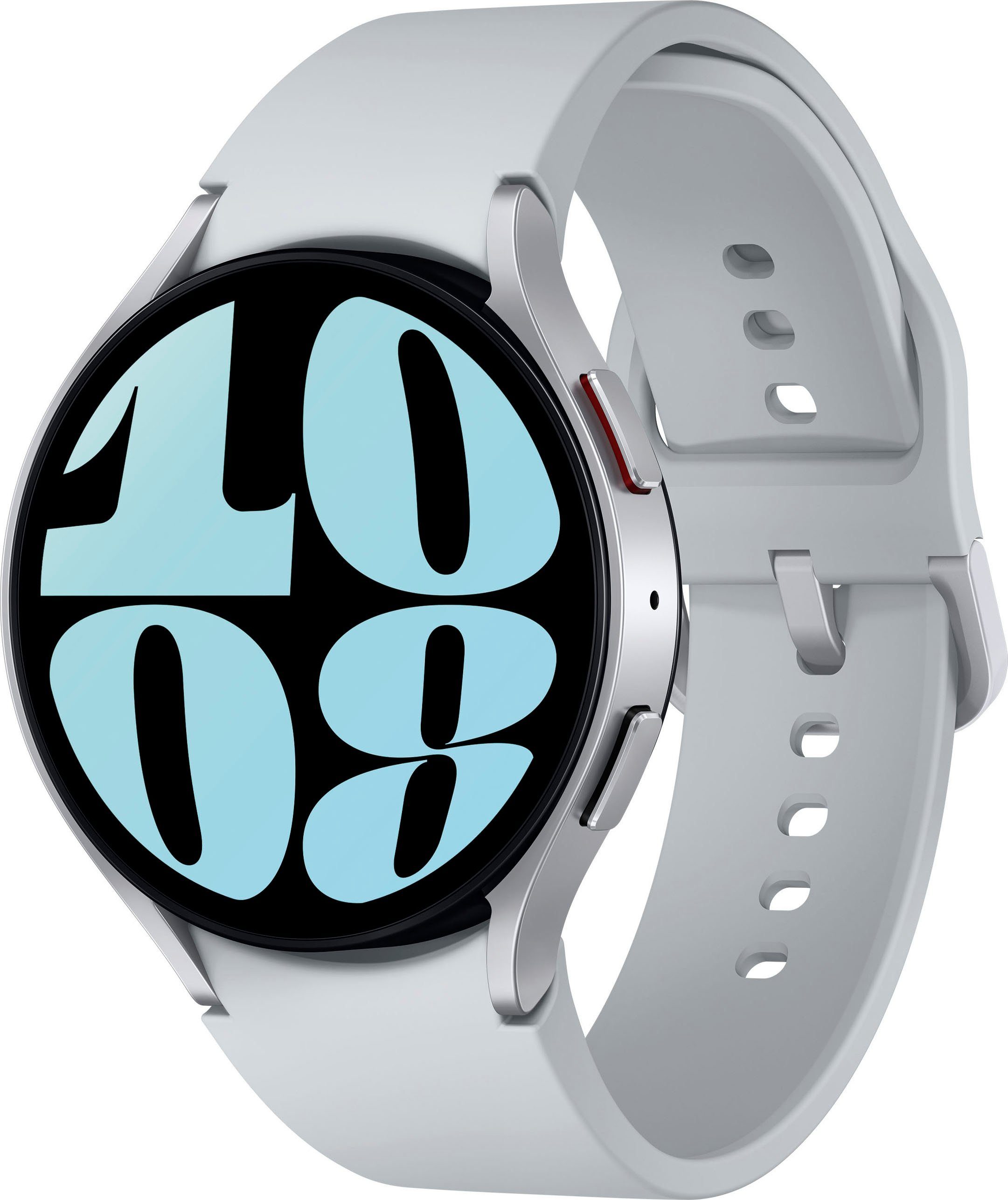 Samsung Galaxy Watch 6 44mm Smartwatch (3'73 cm/1'5 Zoll, Wear OS by Samsung) Silber | Silber