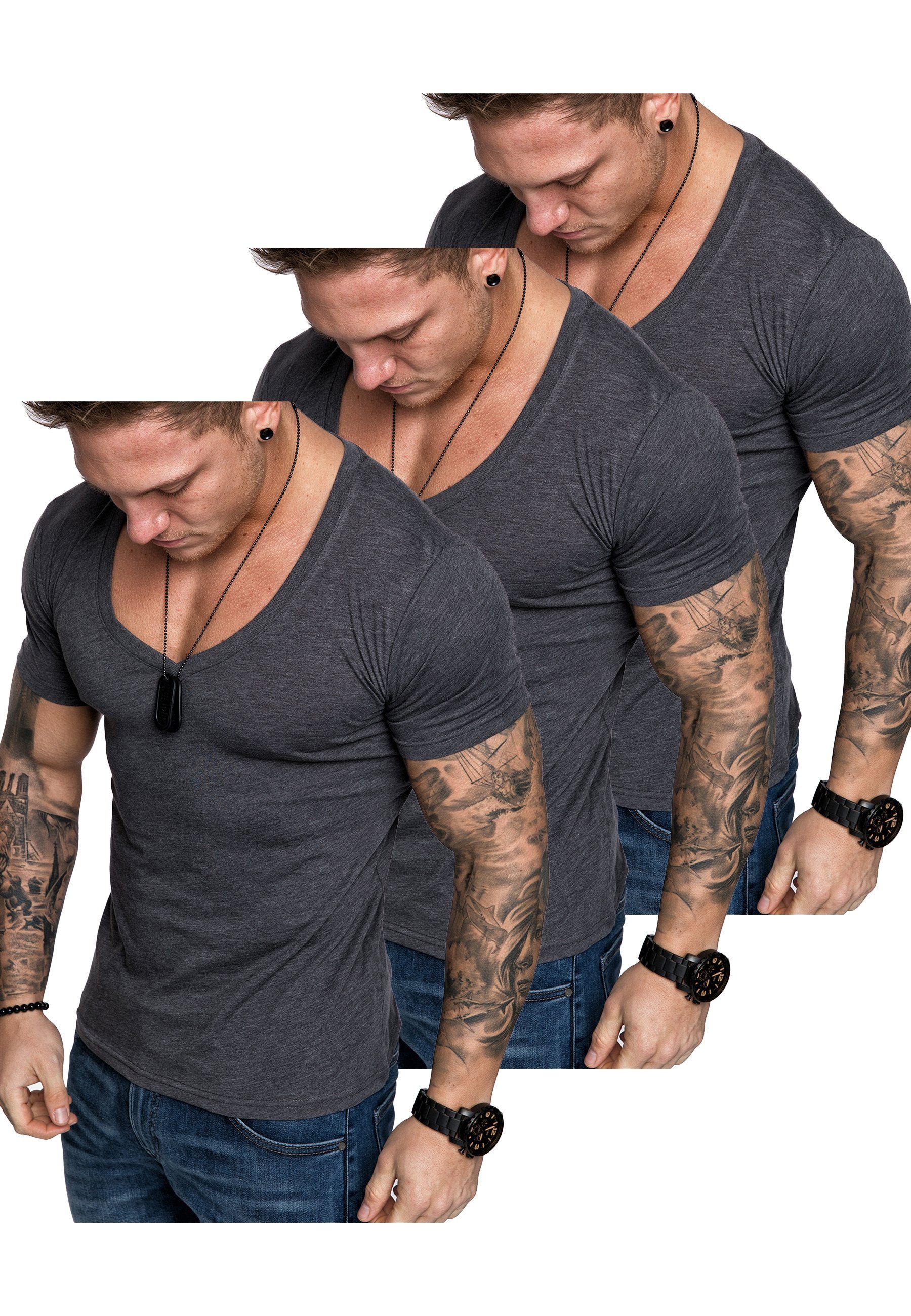 Amaci&Sons T-Shirt 3. EUGENE Herren 3er-Pack günstig online kaufen