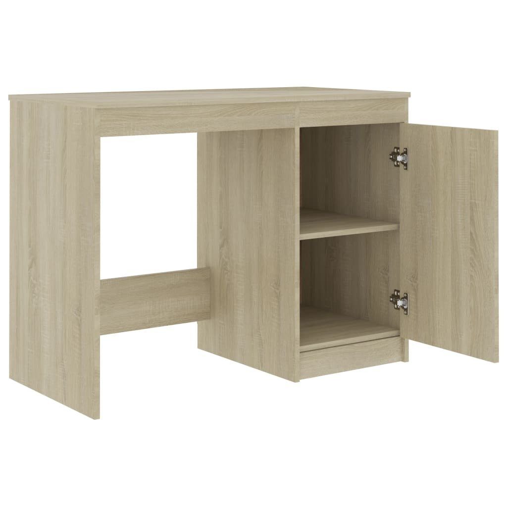 Sonoma-Eiche Schreibtisch 100x50x76 Holzwerkstoff furnicato cm