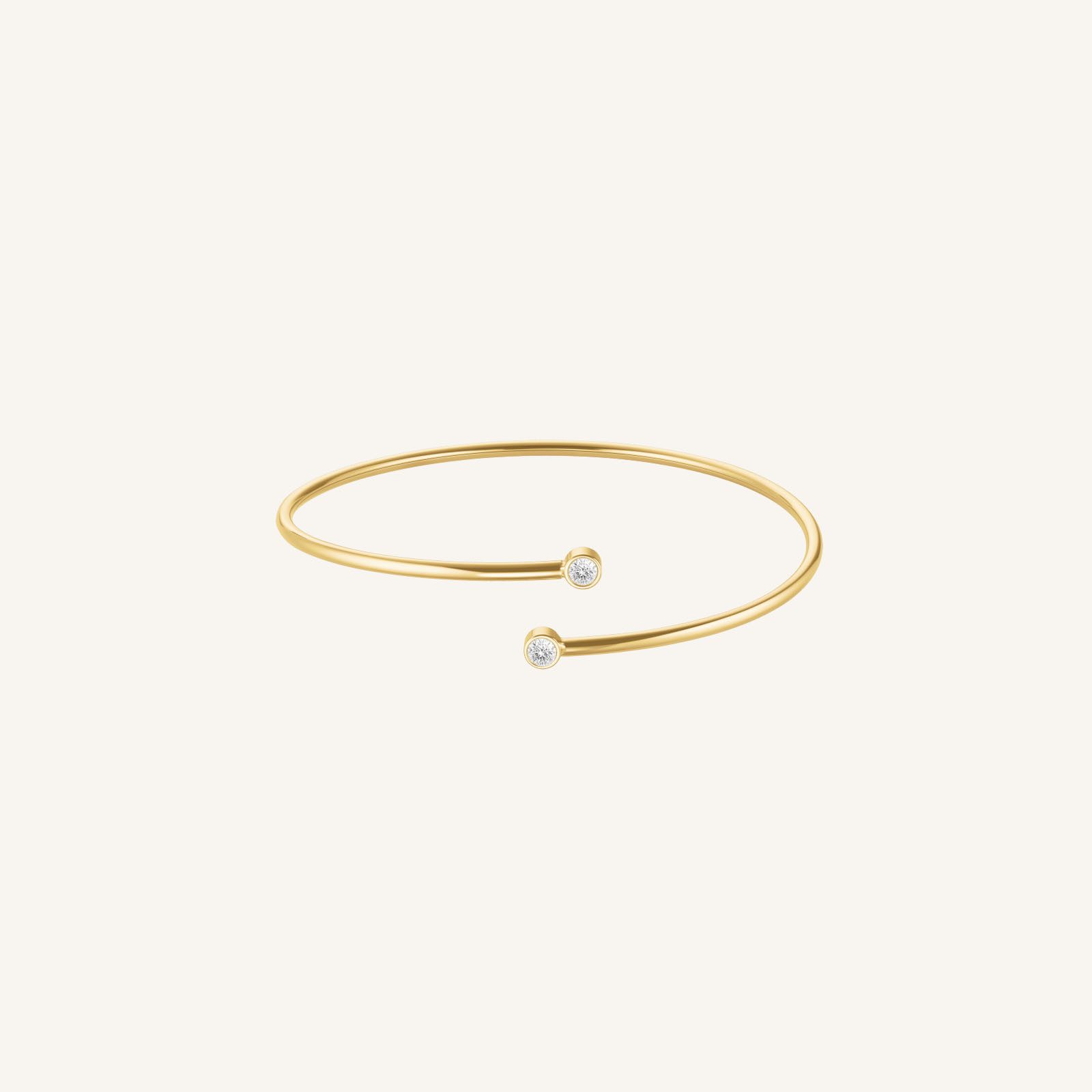 ROSEFIELD Armband ROSEFIELD Double Kristall Armband für Damen Goldfarben
