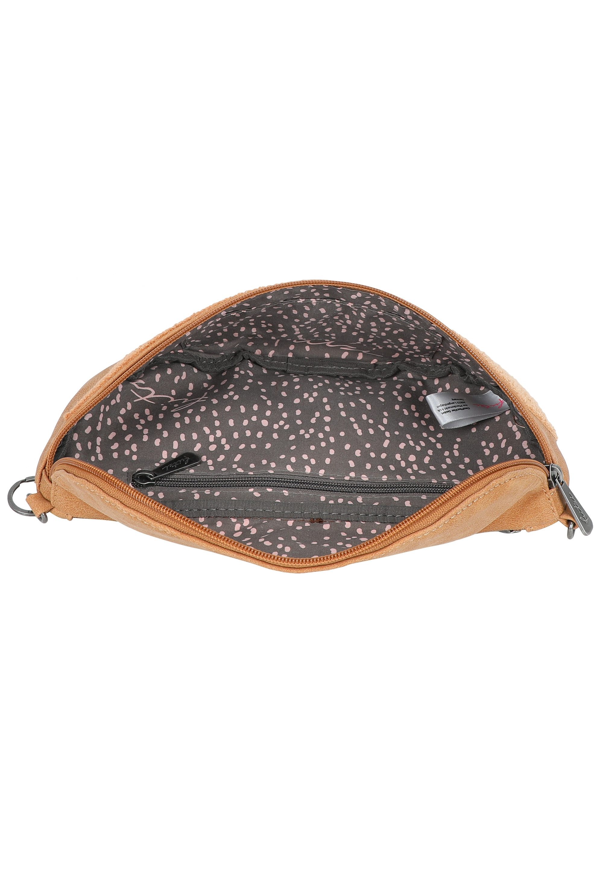 Fritzi aus Preußen Schultertasche Bum Bag Big, mit wunderschönen und weichen Flockdetails