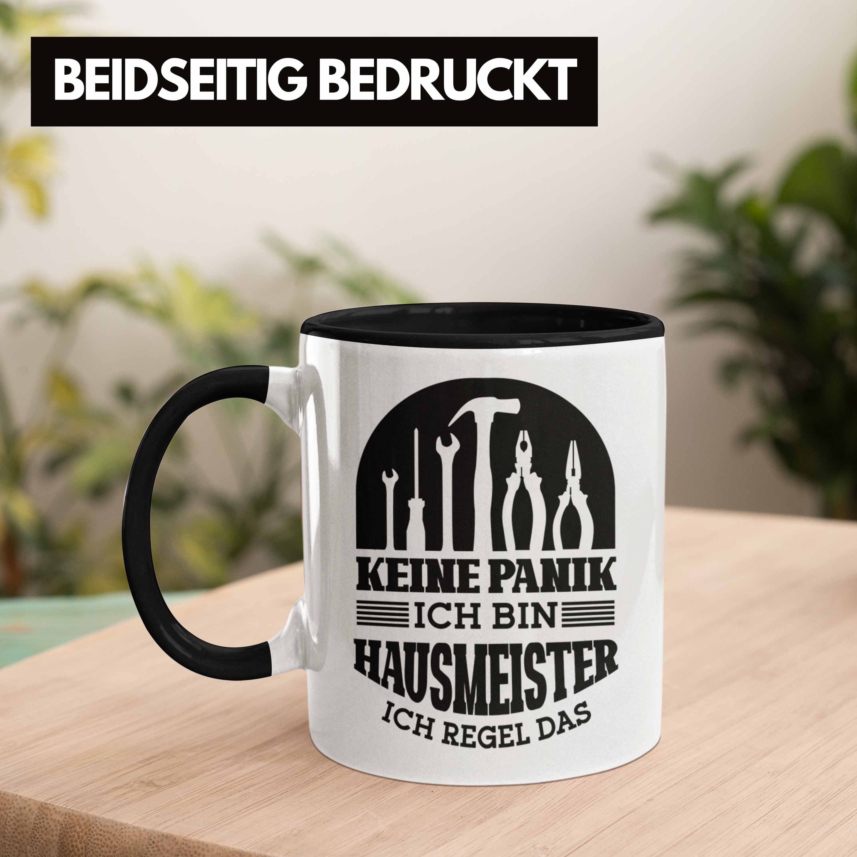 Trendation Tasse Hausmeister Tasse Geschenk Lustiger Spruch Geschenkidee für Hausmeiste – Bild 5 von 5