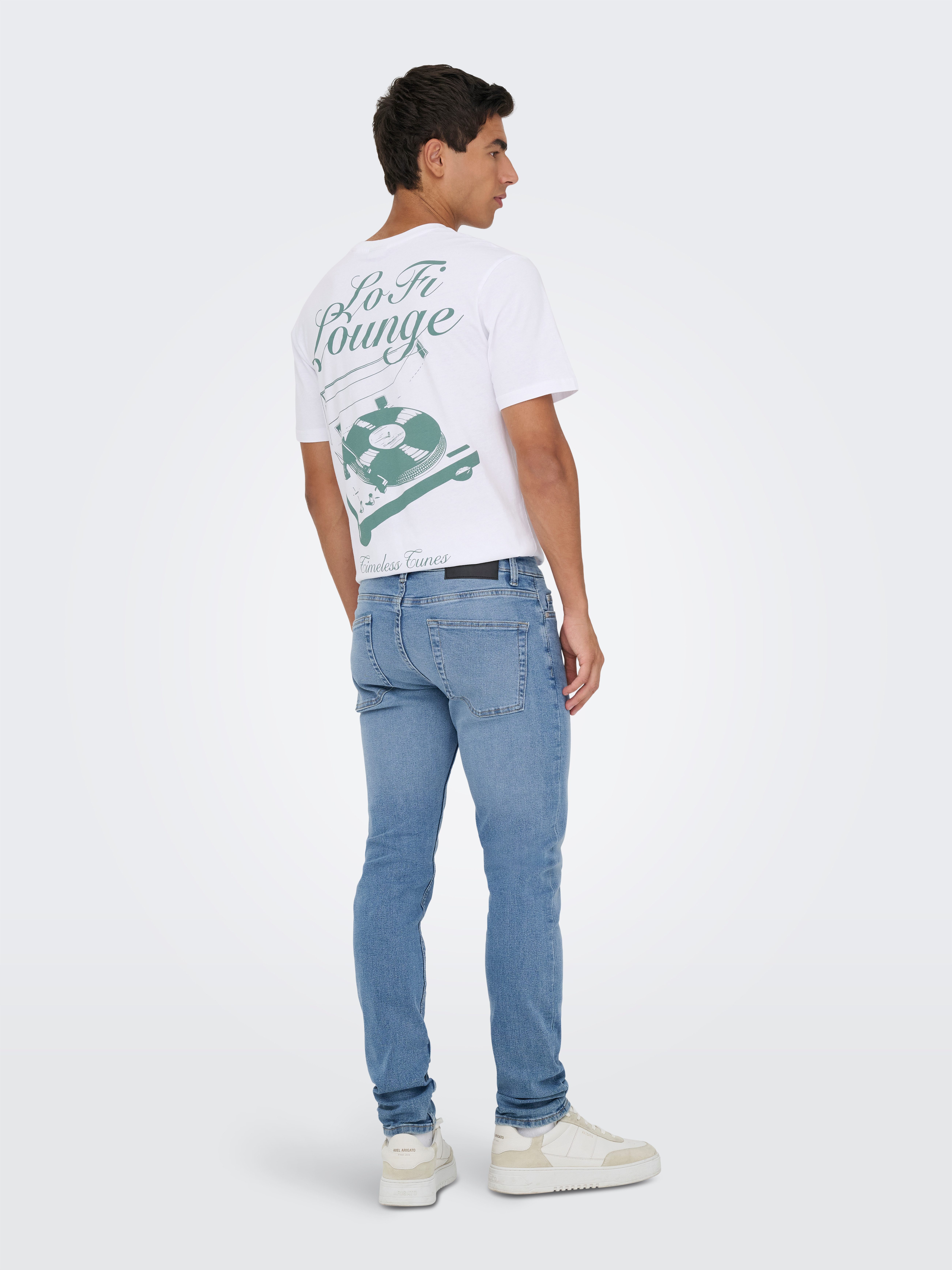 ONLY & SONS Slim-fit-Jeans ONSLOOM SLIM 5748 EY BOX JEANS MU Baumwollmischung, slim fit – Bild 4 von 5