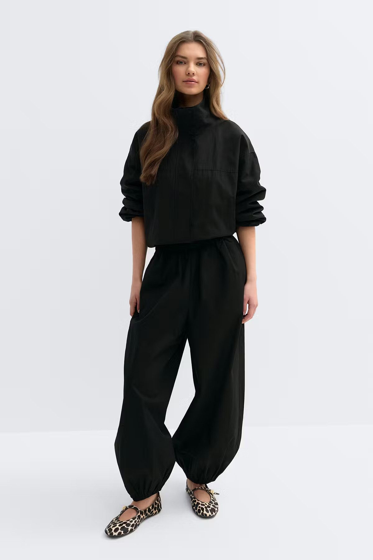 Gina Tricot Stoffhose Wide balloon trousers - Sommerhose - Weite Hose Damen