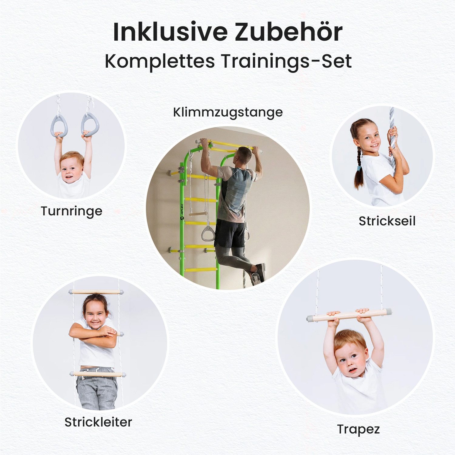 Jeflex Sprossenwand Sprossenwand ClimbMaxx M2