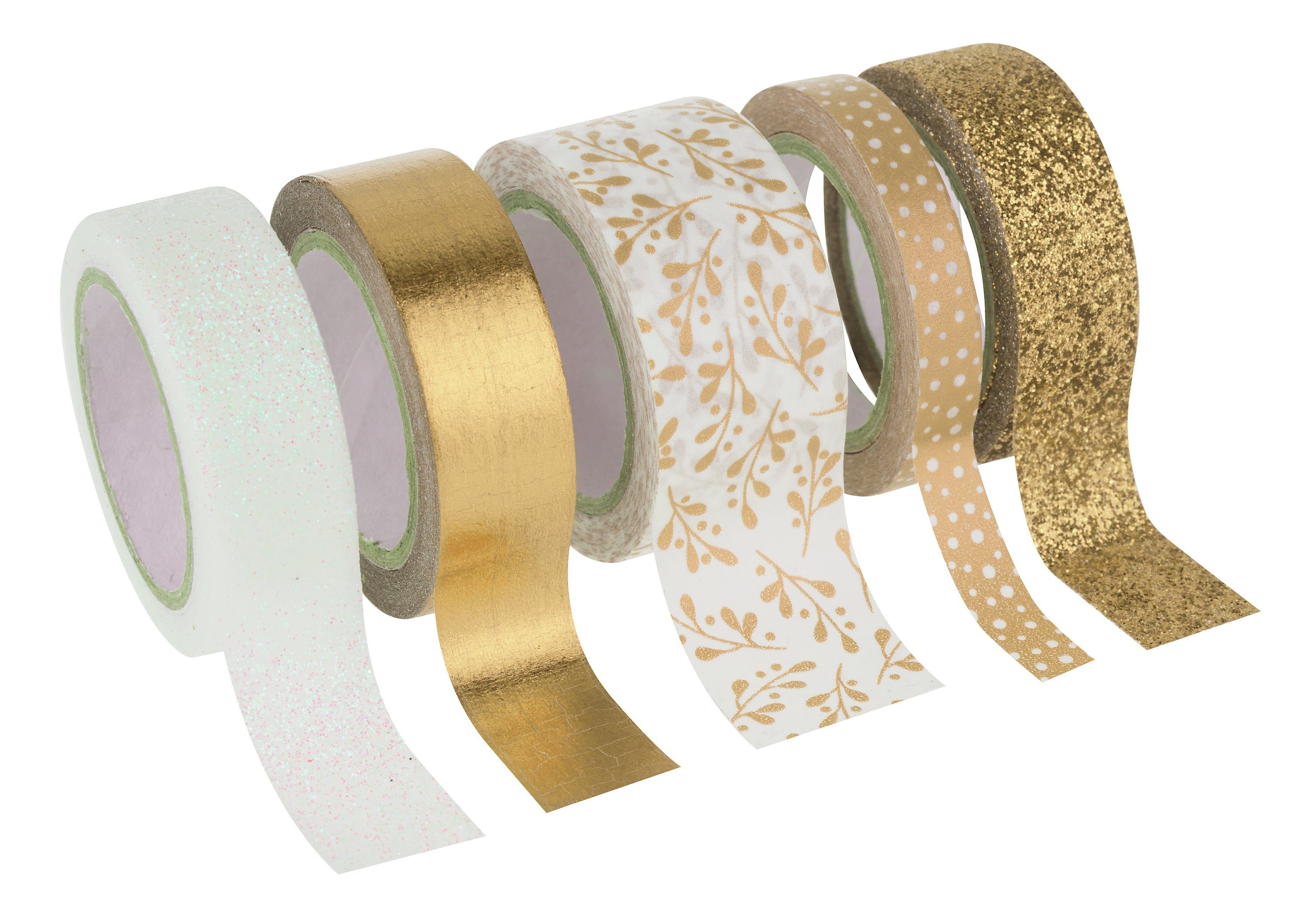 Heyda Klebeband 5er-Set Gold